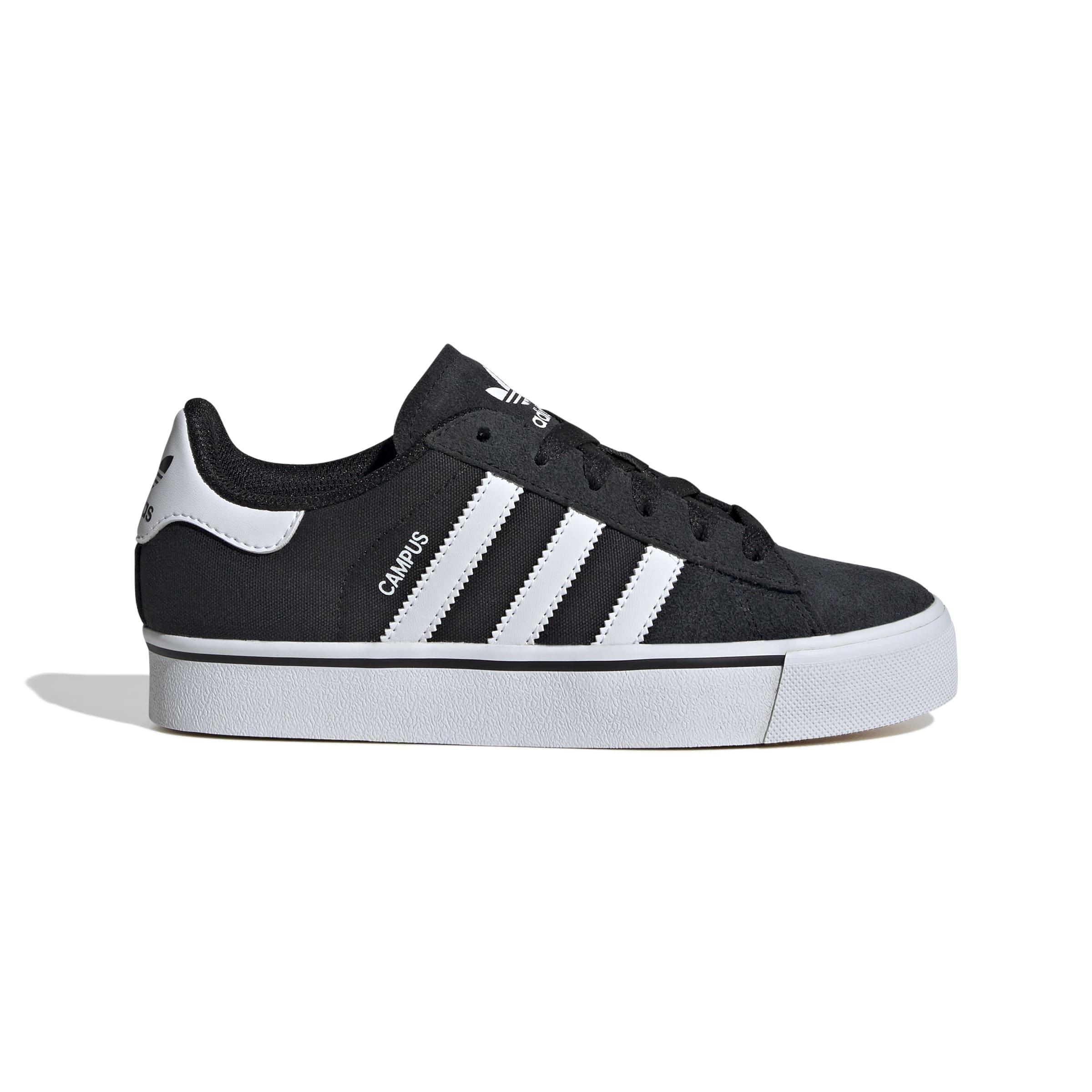 Unisex Kids Campus Vulc Shoes, Black, A901_ONE, large image number 0