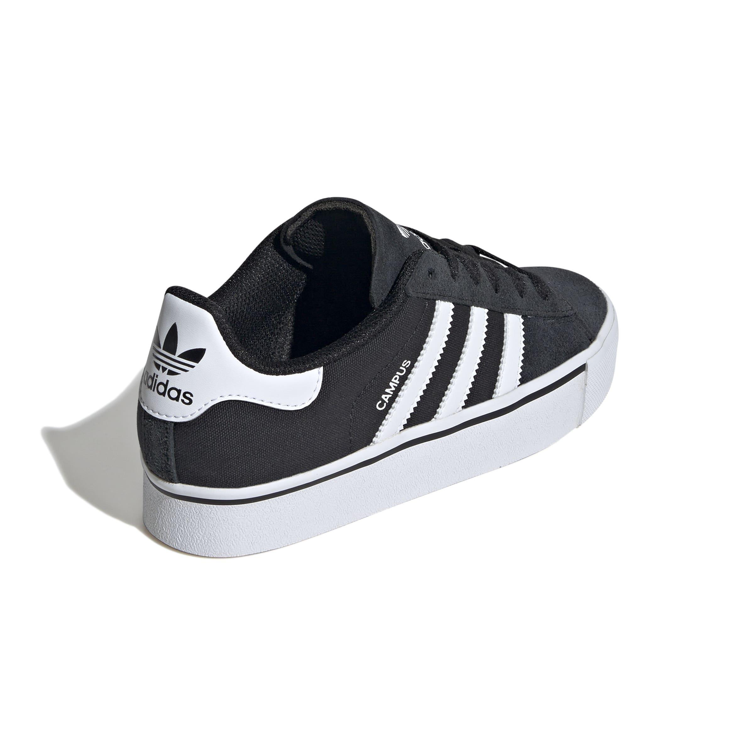 Unisex Kids Campus Vulc Shoes, Black, A901_ONE, large image number 3