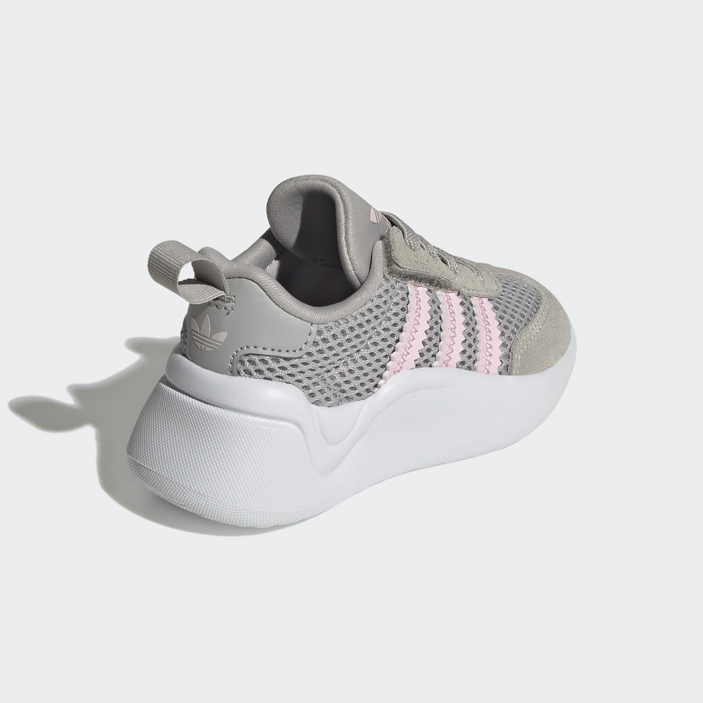 Kids Unisex Adifom 70s Comfort Closure Elastic Laces Shoes, Grey, A901_ONE, large image number 3