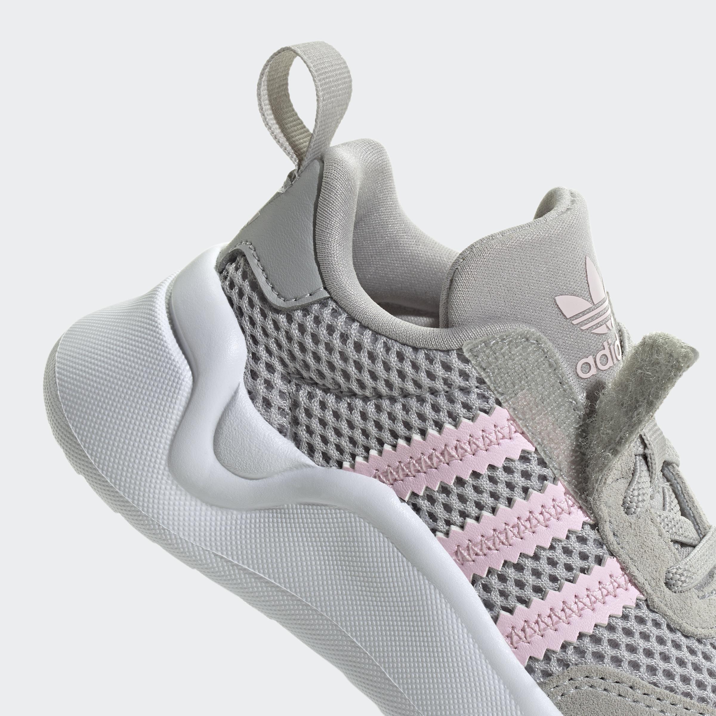 Kids Unisex Adifom 70s Comfort Closure Elastic Laces Shoes, Grey, A901_ONE, large image number 5