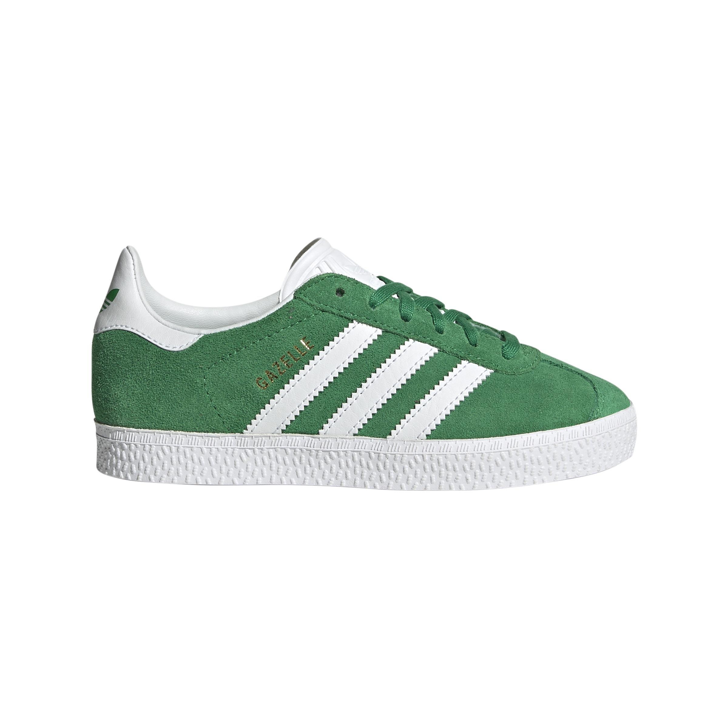 Kids Unisex Gazelle Shoes, Green, A901_ONE, large image number 0