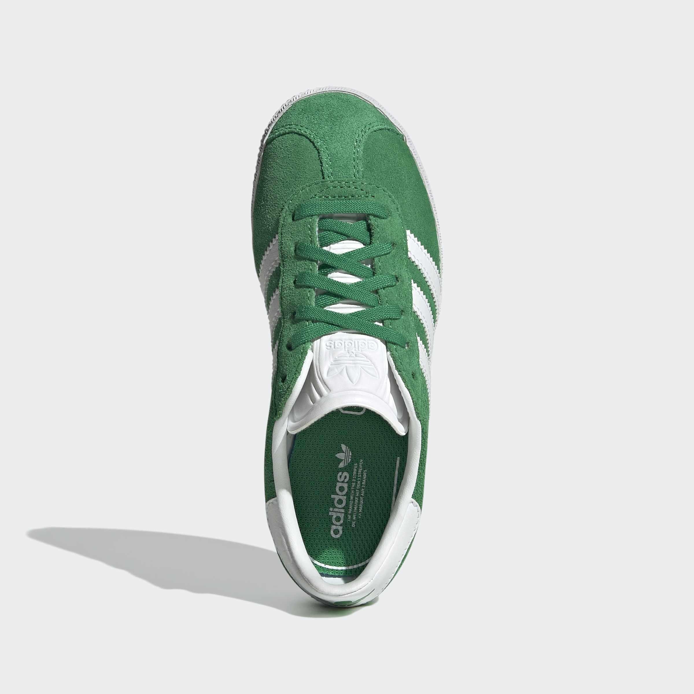 Kids Unisex Gazelle Shoes, Green, A901_ONE, large image number 3