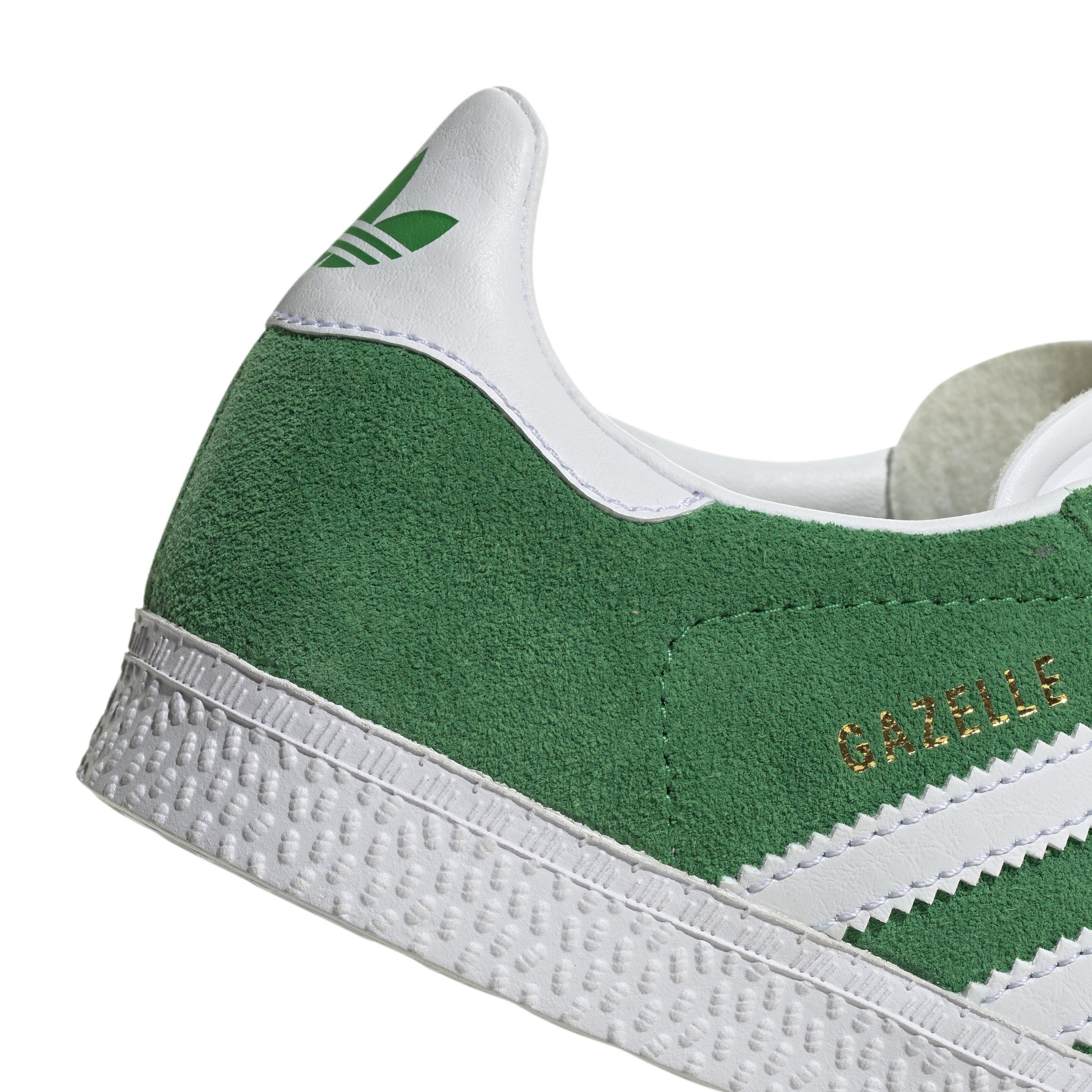 Kids Unisex Gazelle Shoes, Green, A901_ONE, large image number 9