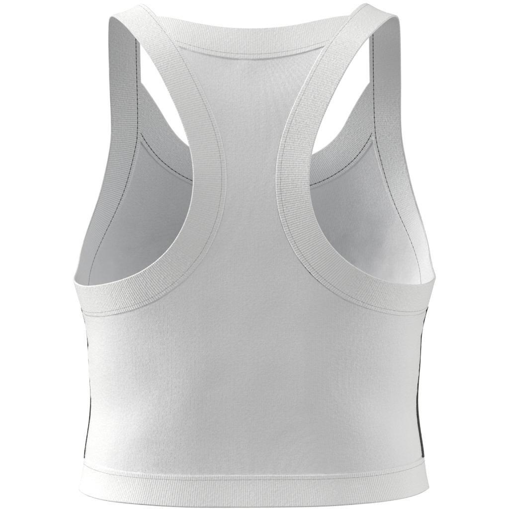 Adicolor Classics 3-Stripes Short Tank Top, White, , large image number 10