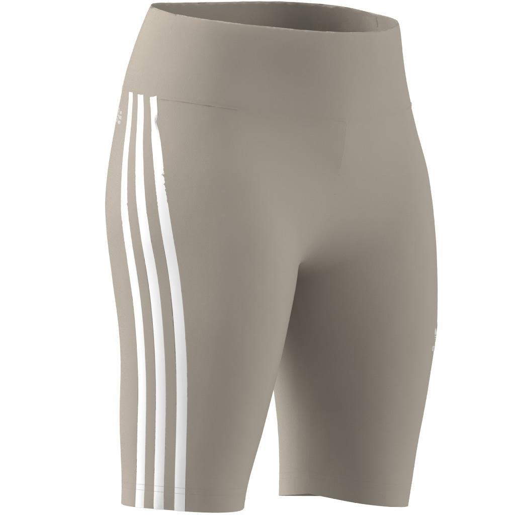 Adicolor Classics High-Waisted Short Leggings, Beige, , large image number 6