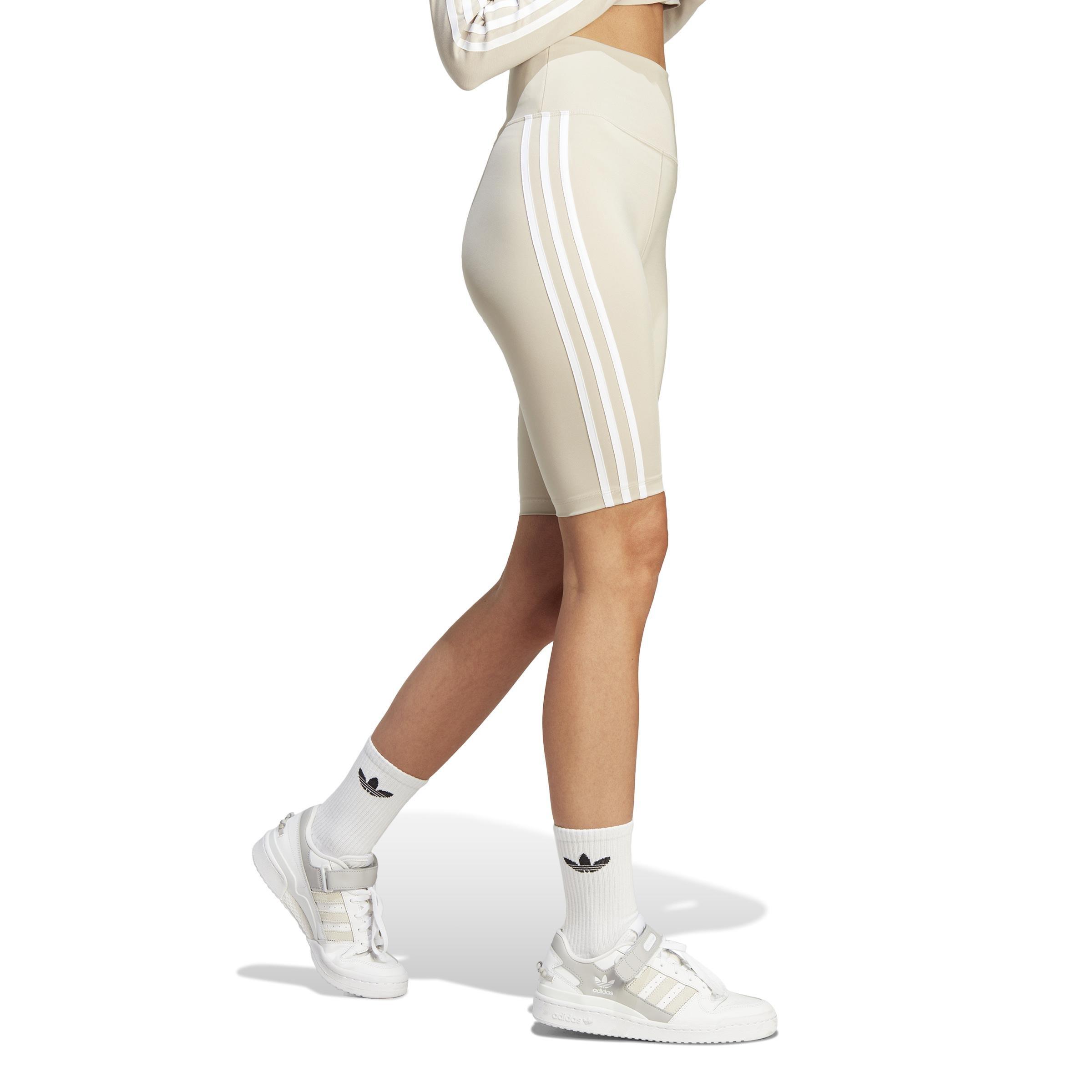 Adicolor Classics High-Waisted Short Leggings, Beige, , large image number 9
