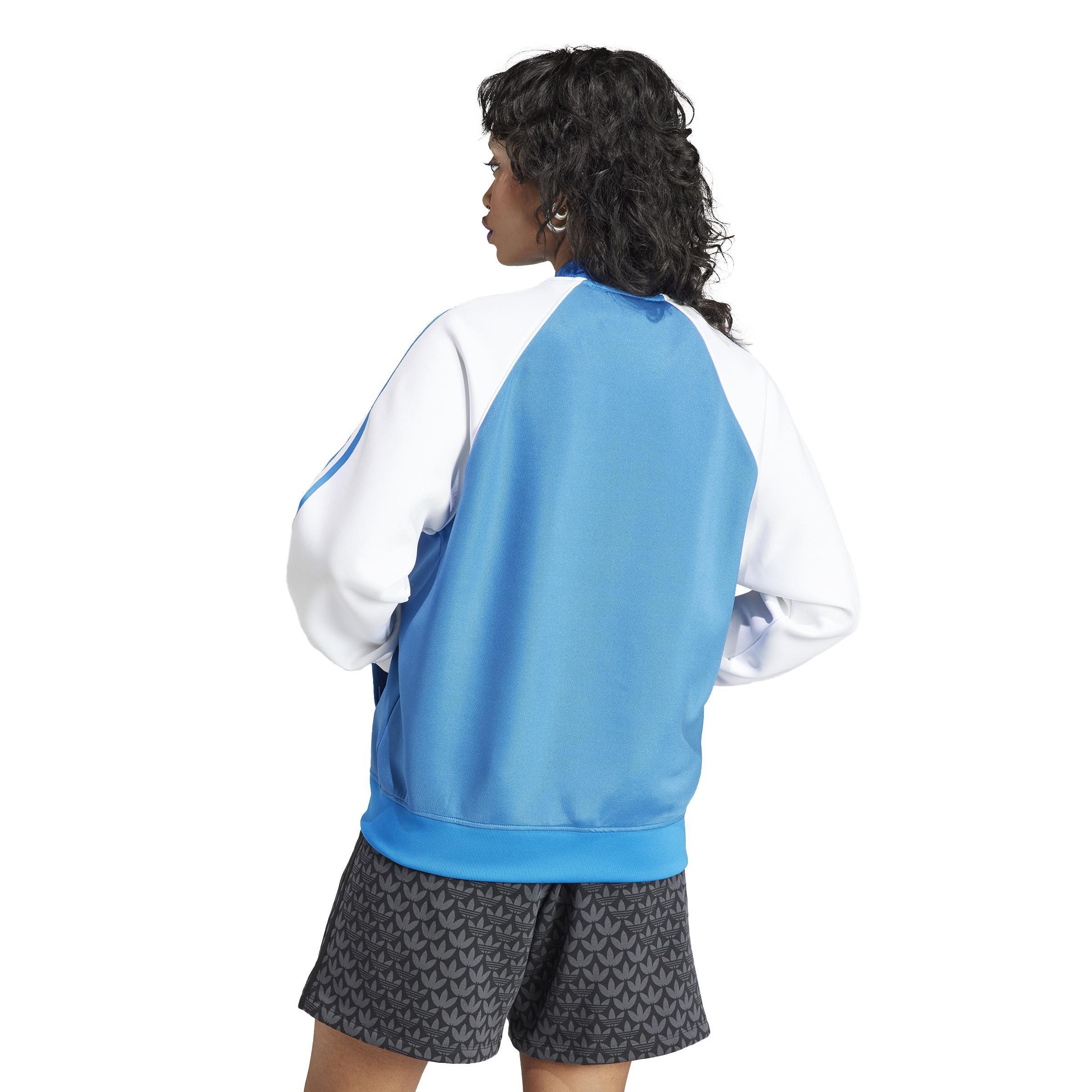 Adicolor Classics Oversized SST Track Top, Blue, A901_ONE, large image number 3