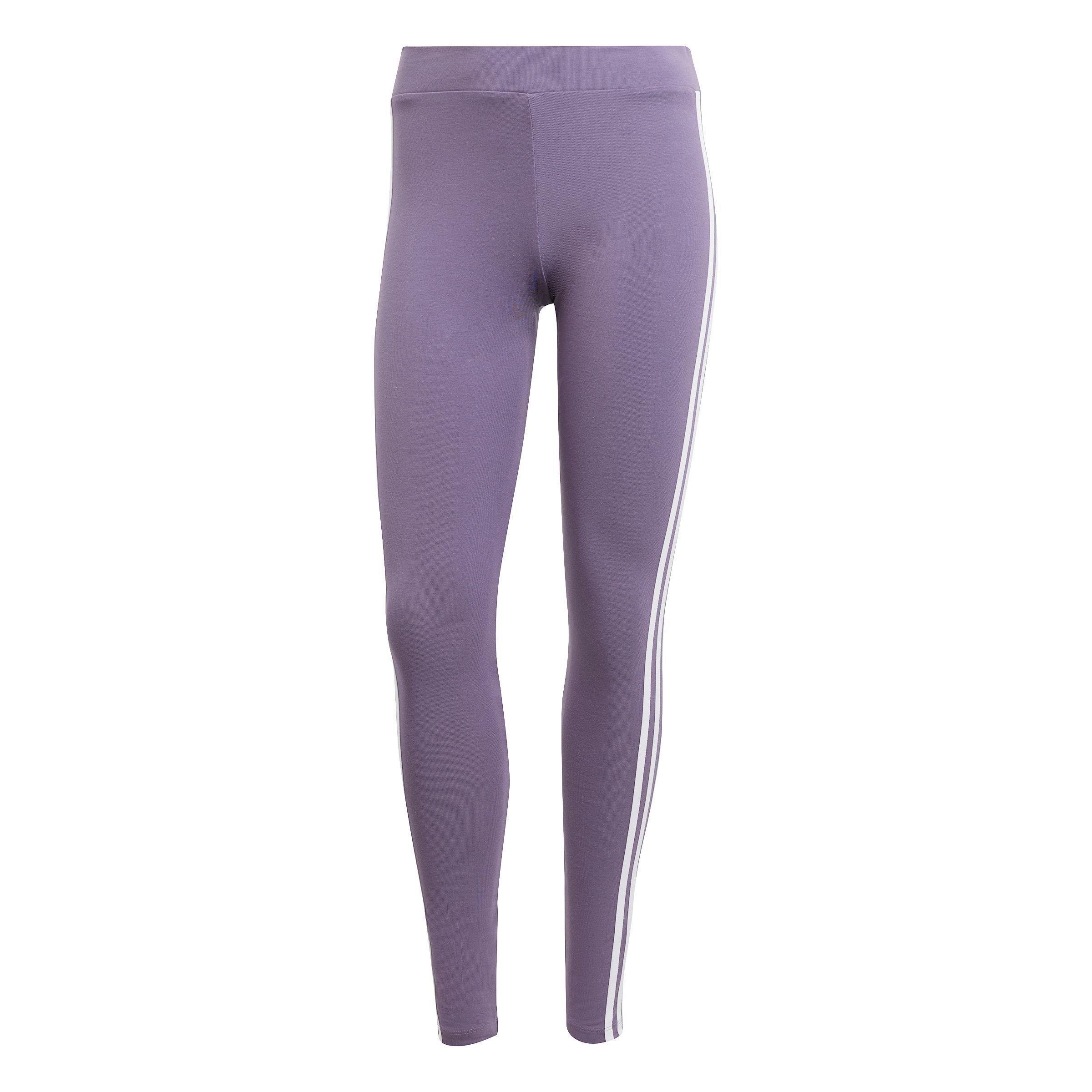 Adicolor Classics 3-Stripes Leggings, Purple, , large image number 1