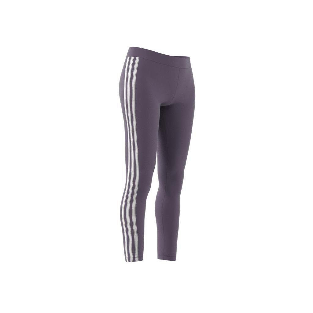 Adicolor Classics 3-Stripes Leggings, Purple, A901_ONE, large image number 5