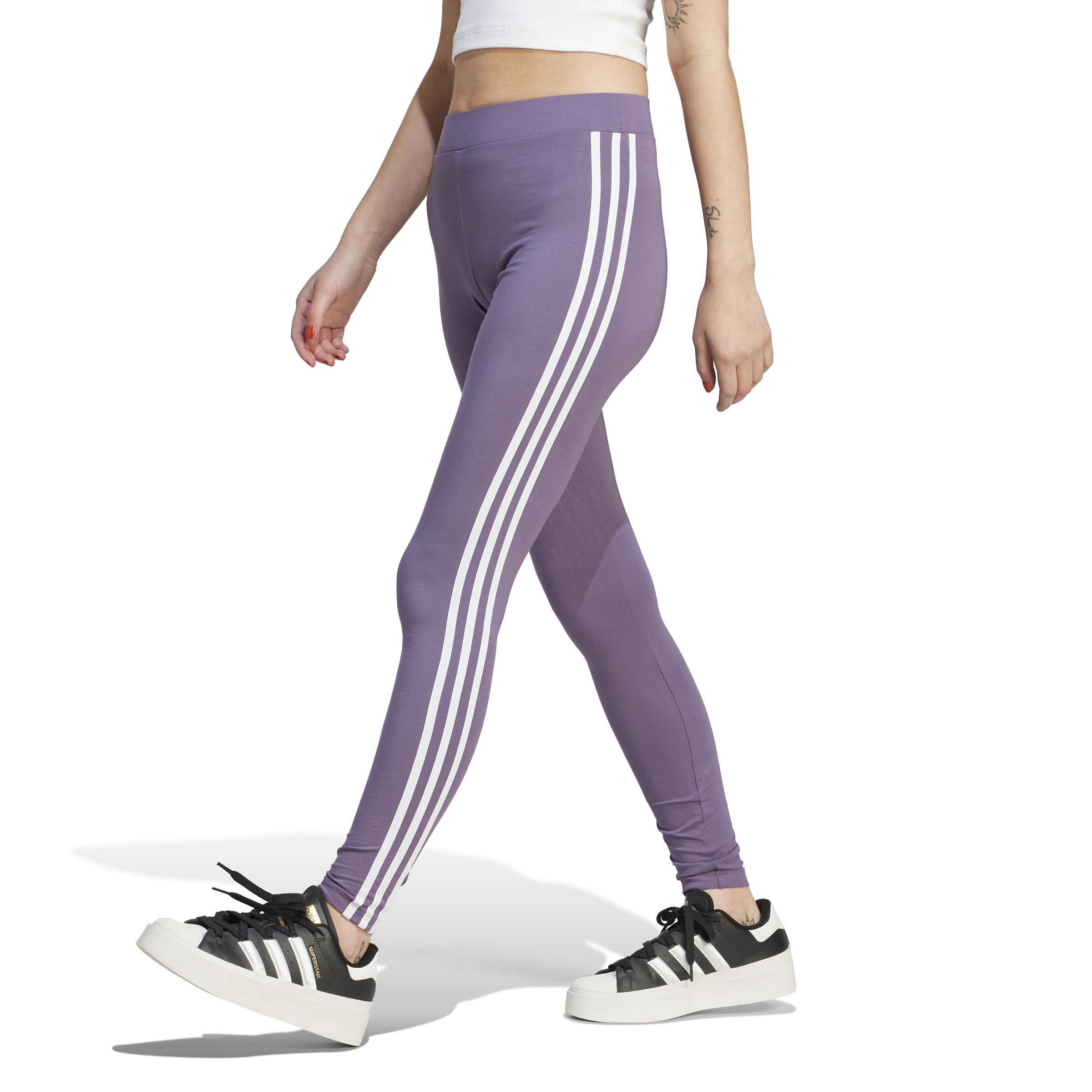 Adicolor Classics 3-Stripes Leggings, Purple, , large image number 7