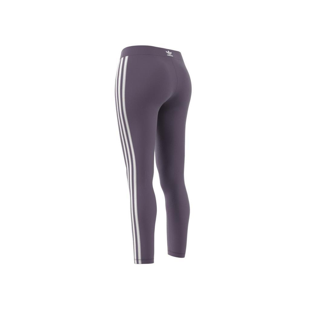Adicolor Classics 3-Stripes Leggings, Purple, A901_ONE, large image number 8