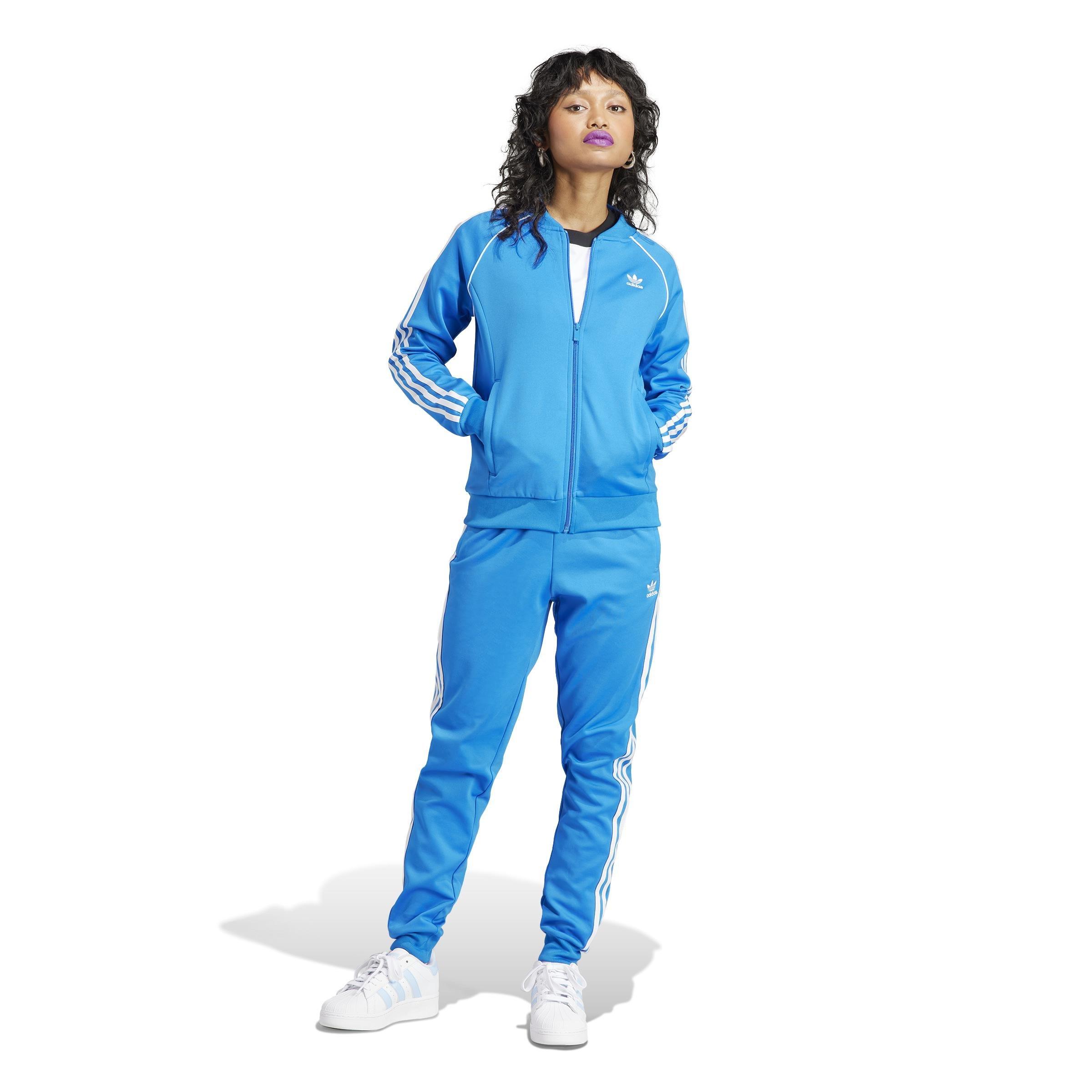 Adicolor Classics Cuffed Tracksuit Bottoms, Blue, A901_ONE, large image number 6
