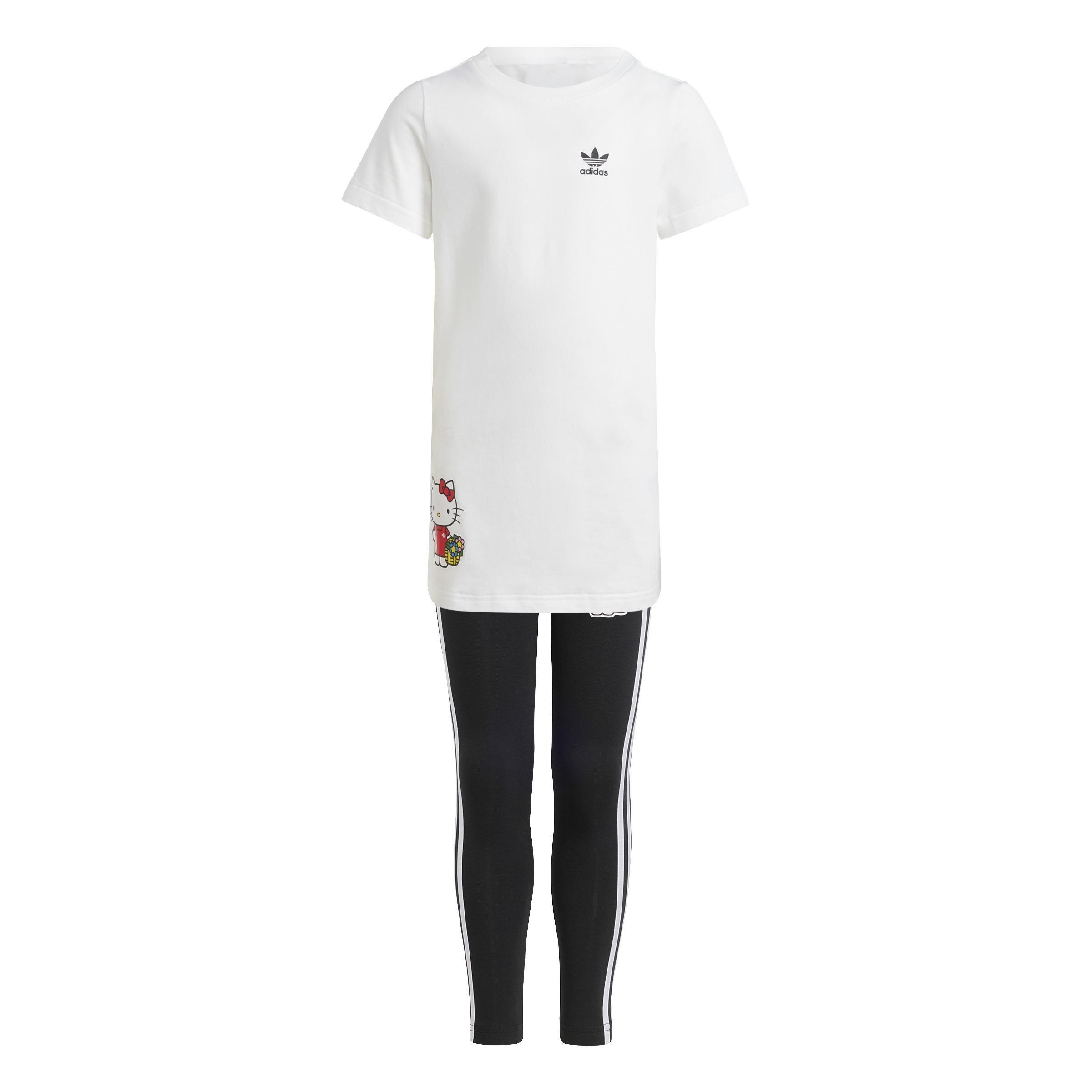 Unisex Kids Originals X Hello Kitty Tee Dress Set, White, A901_ONE, large image number 0
