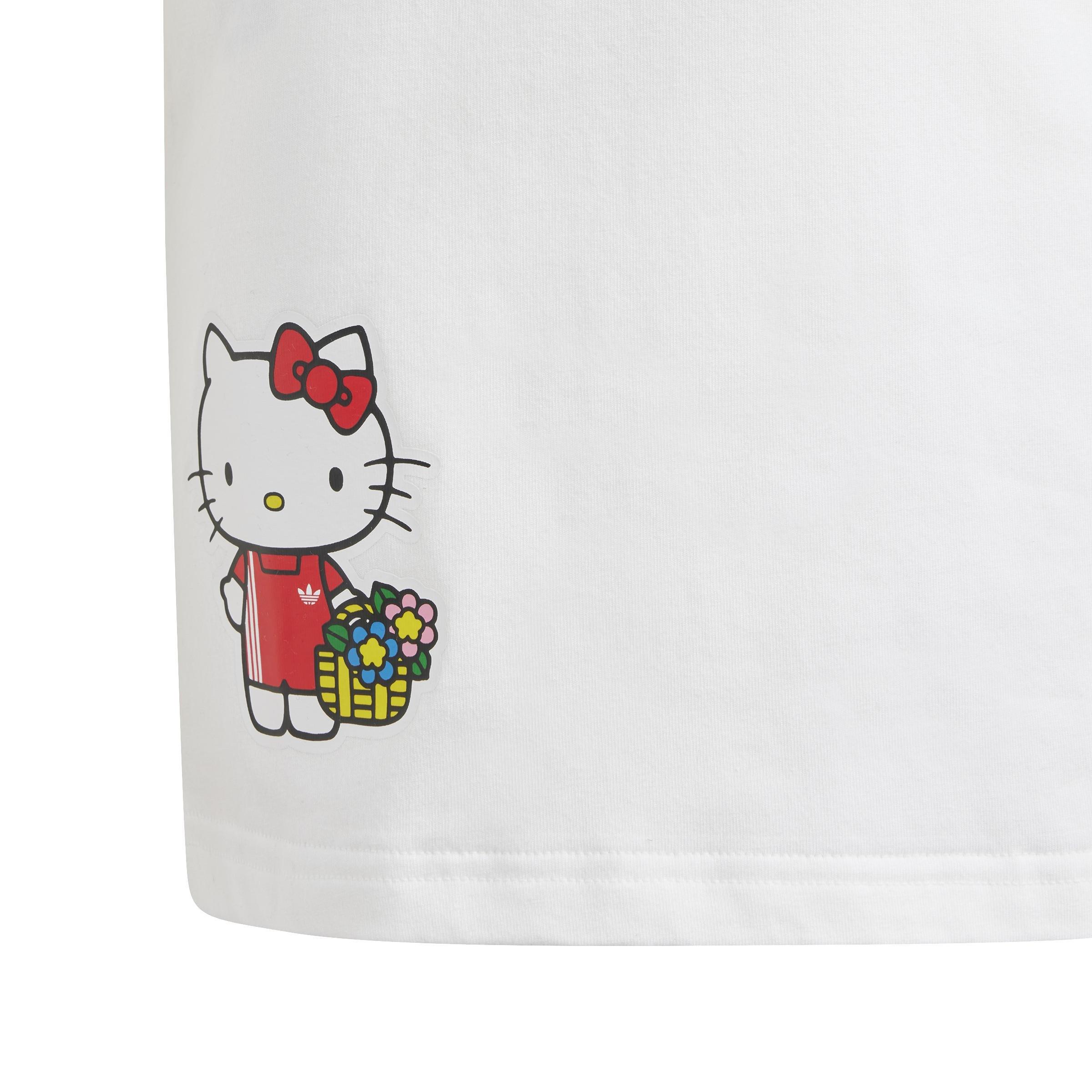 Unisex Kids Originals X Hello Kitty Tee Dress Set, White, A901_ONE, large image number 4