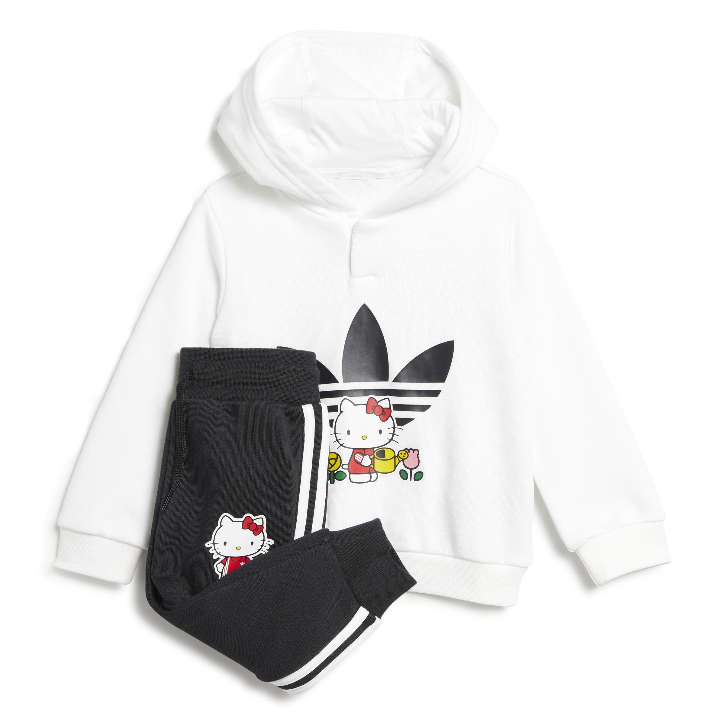 Unisex Kids Originals X Hello Kitty Hoodie Set, White, A901_ONE, large image number 0