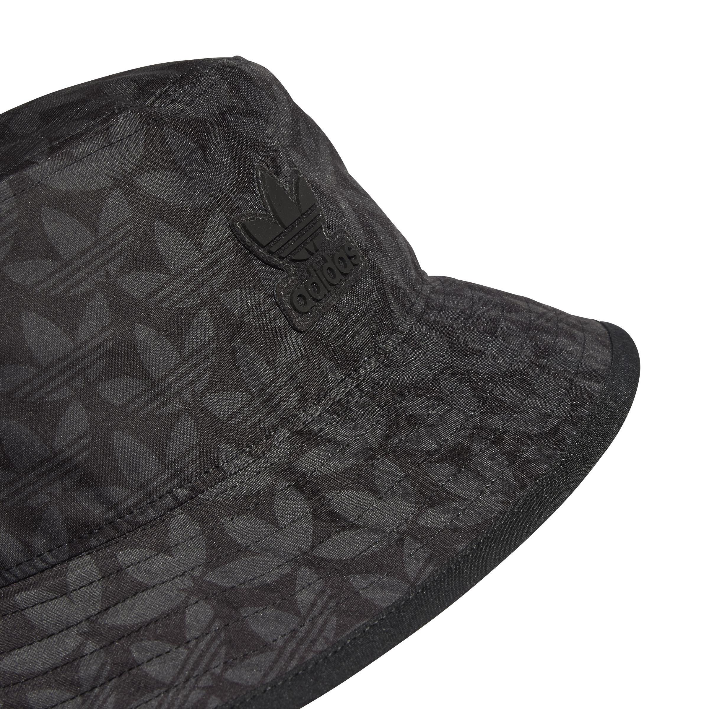 Unisex Monogram Bucket Hat, Black, A901_ONE, large image number 2