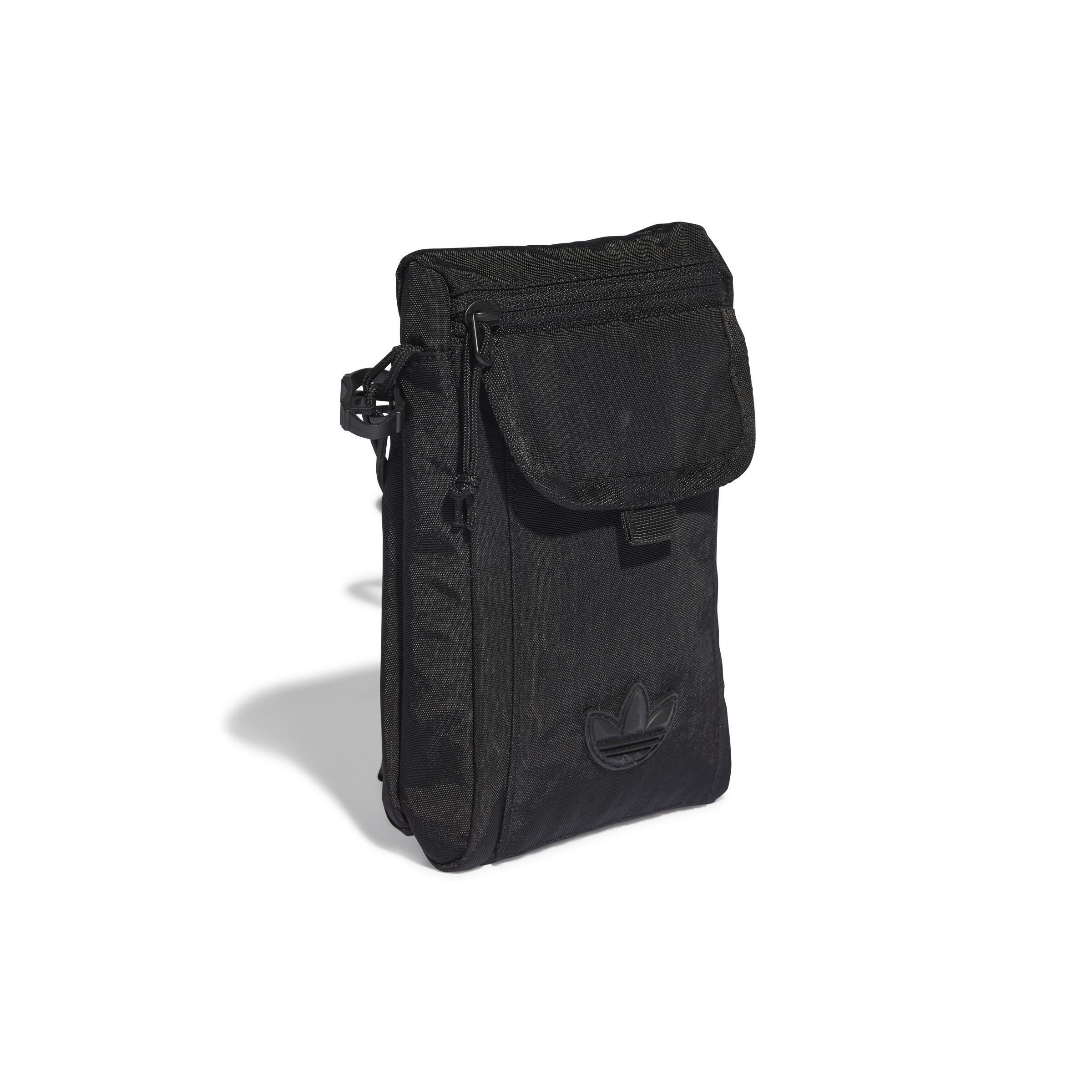 Unisex Adventure Flap Bag, Black, A901_ONE, large image number 1