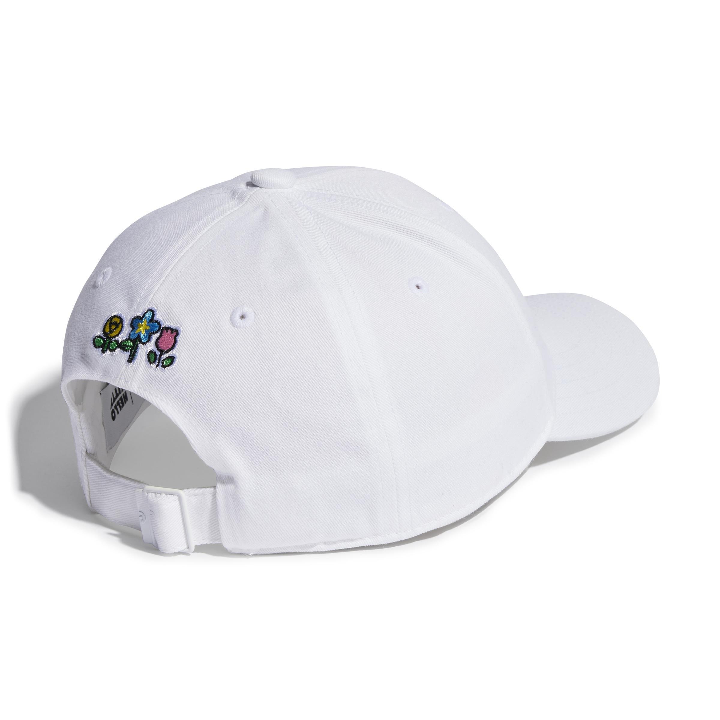 Unisex Originals X Hello Kitty Baseball Cap, White, A901_ONE, large image number 1