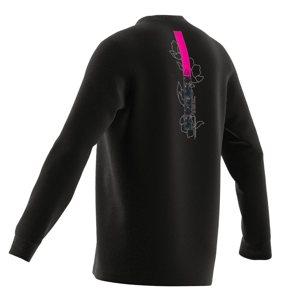 Sportswear City Escape Long Sleeve Pocket T-Shirt, Black, A901_ONE, large image number 10
