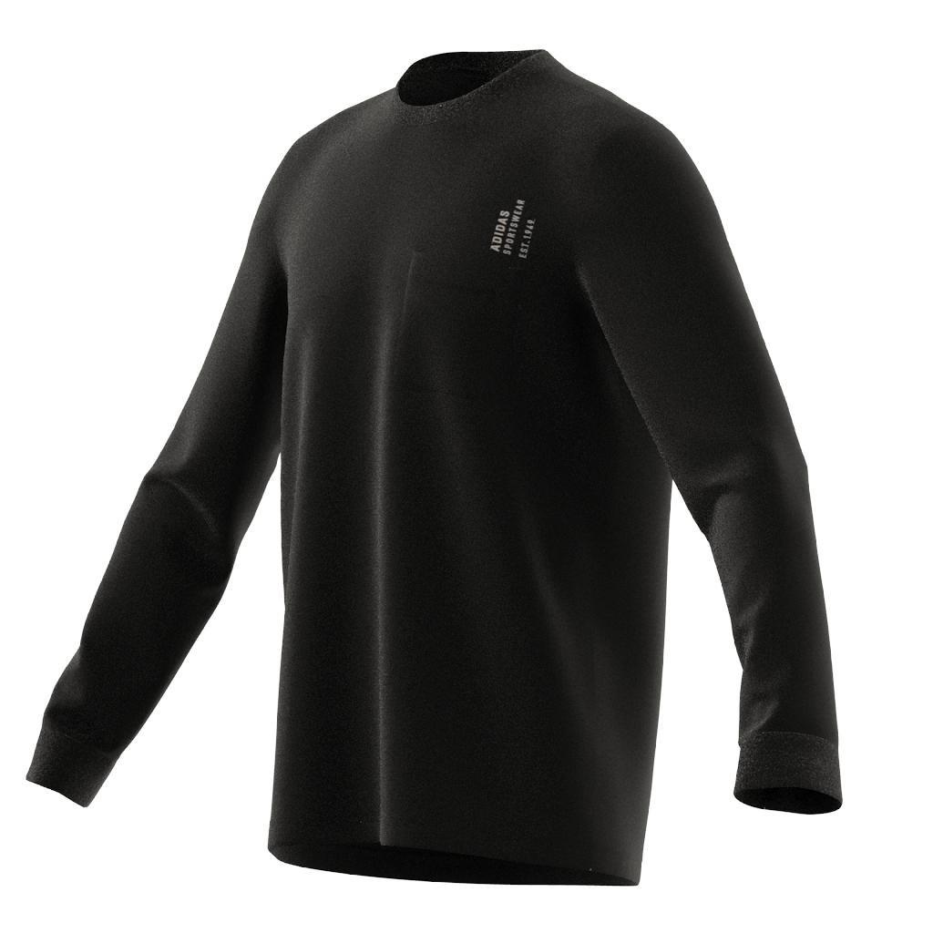 Sportswear City Escape Long Sleeve Pocket T-Shirt, Black, A901_ONE, large image number 13