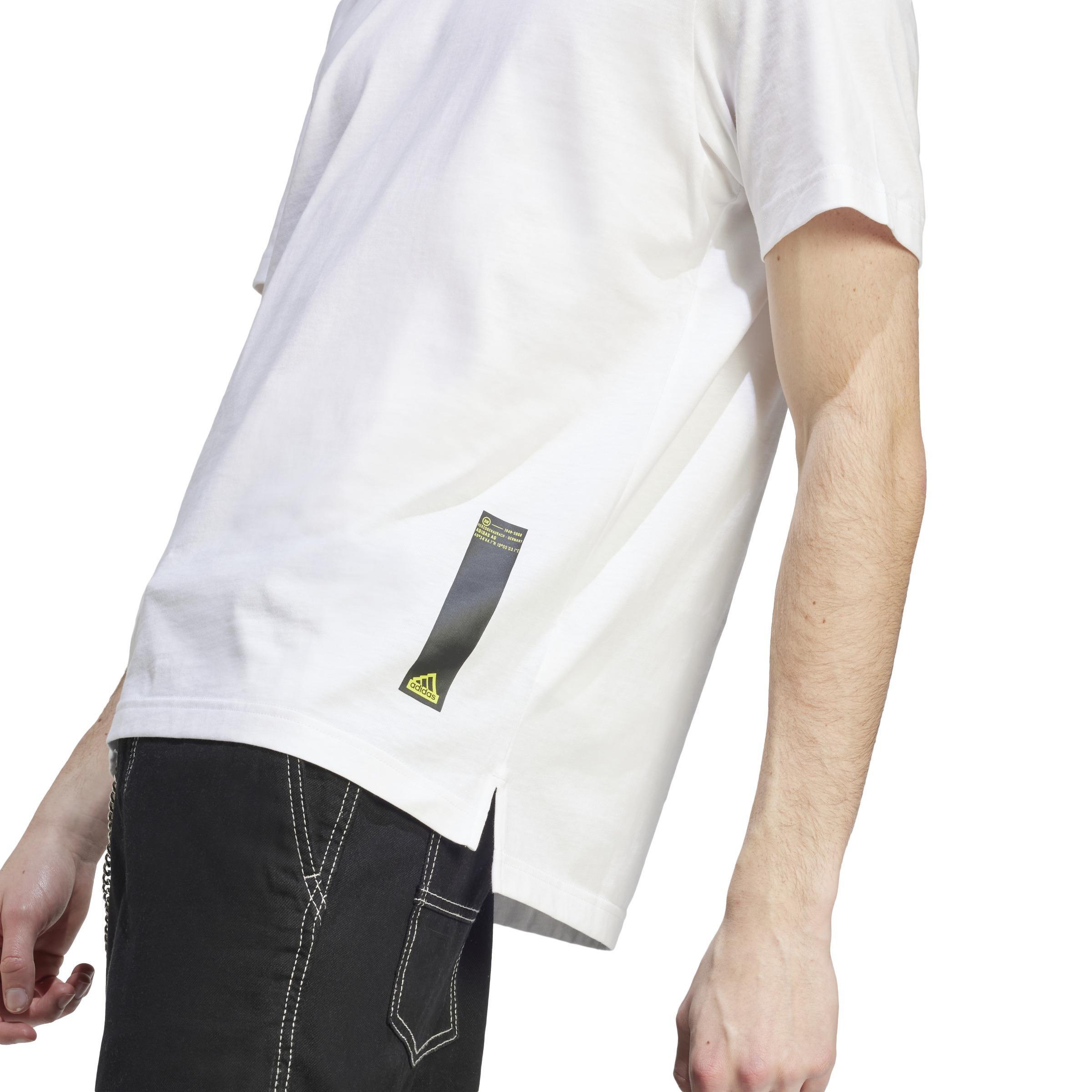 Sportswear City Escape Split-Hem T-Shirt, White, A901_ONE, large image number 5
