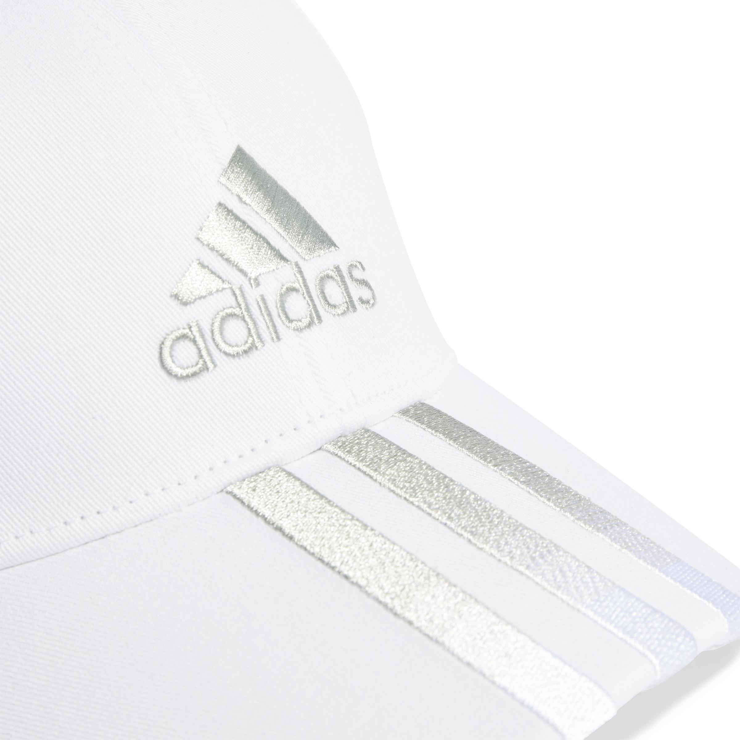 Unisex 3-Stripes Fading Baseball Cap, White, , large image number 3