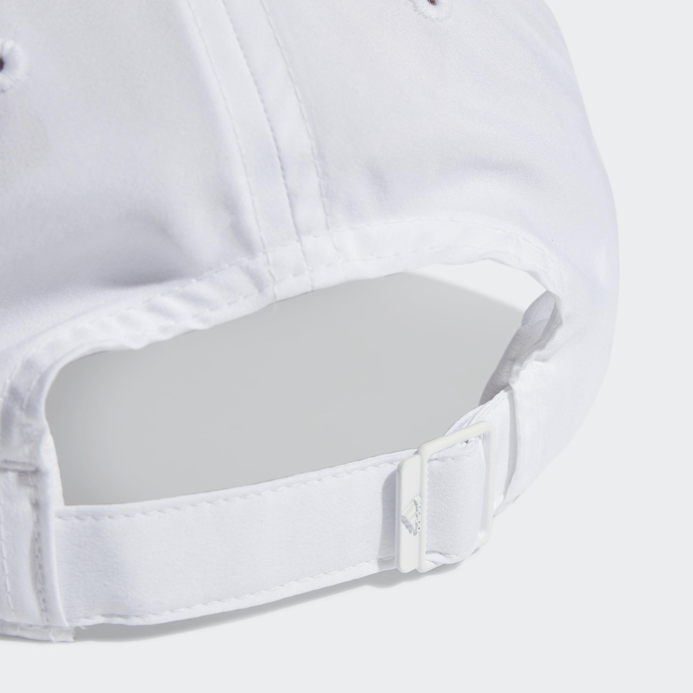 Unisex Embroidered Logo Lightweight Baseball Cap, White, A901_ONE, large image number 7