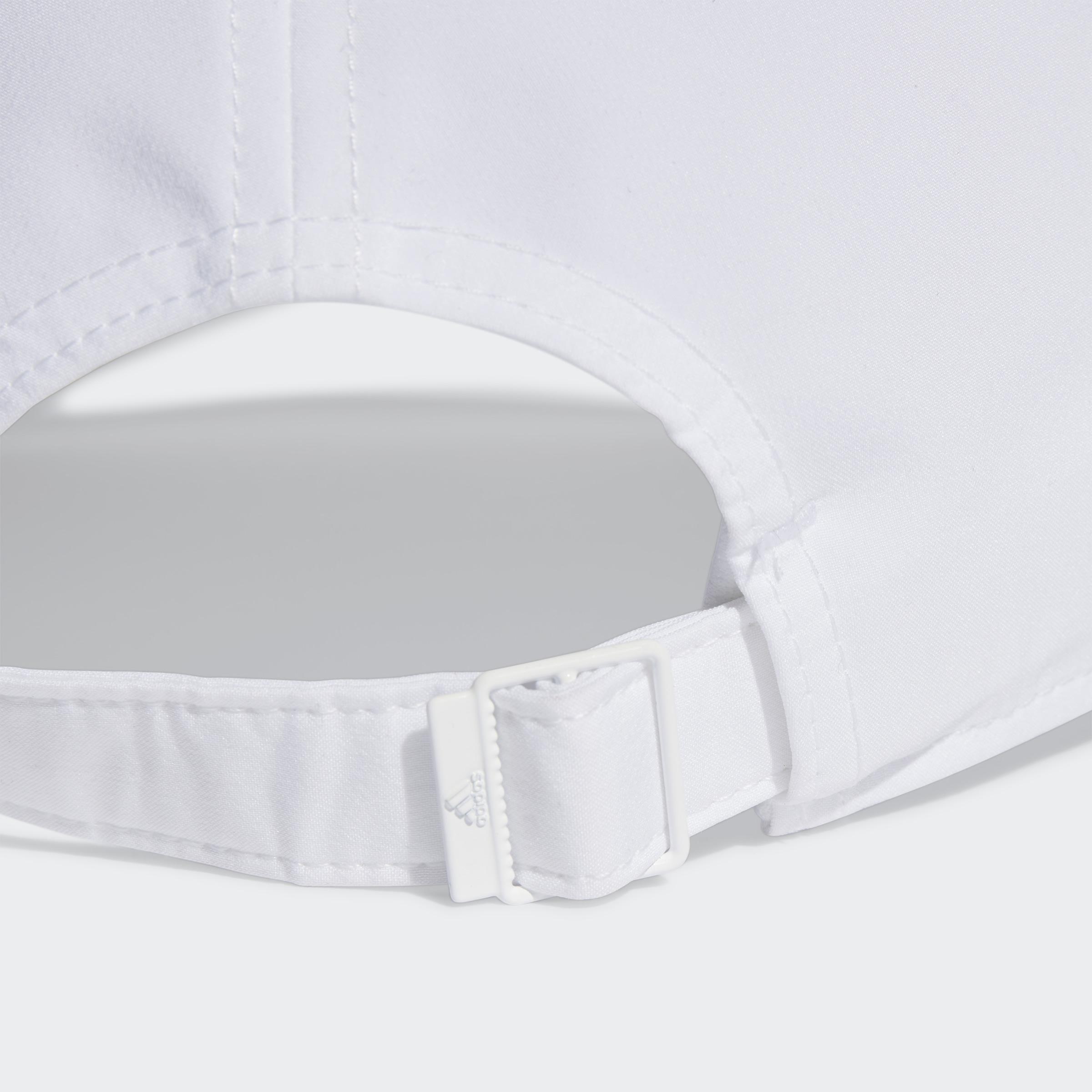 Unisex Metal Badge Lightweight Baseball Cap, White, A901_ONE, large image number 4