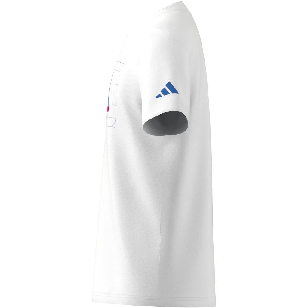 Kids Football Logo T-Shirt, White, , large image number 7