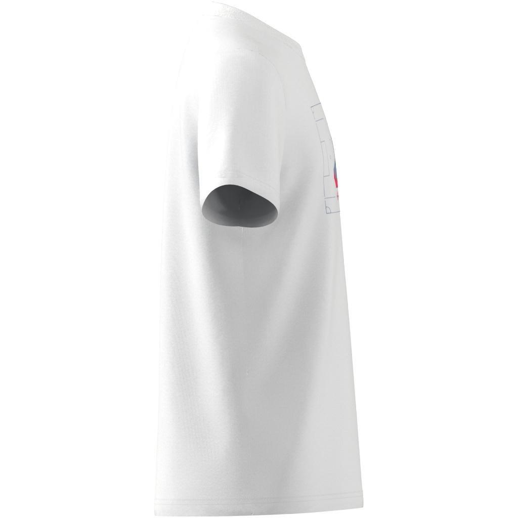 Kids Football Logo T-Shirt, White, , large image number 9
