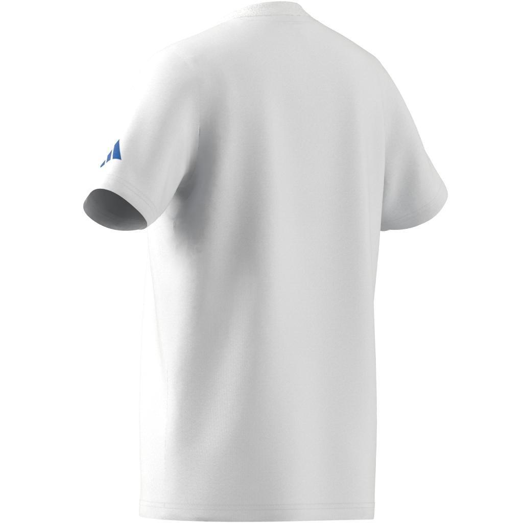 Kids Football Logo T-Shirt, White, , large image number 10