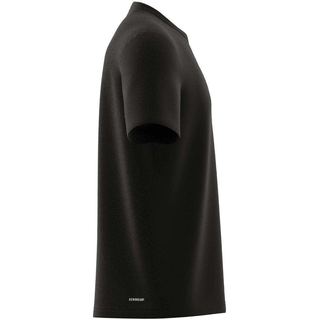 Aeroready Tennis Logo Block Graphic T-Shirt, Black, A901_ONE, large image number 10