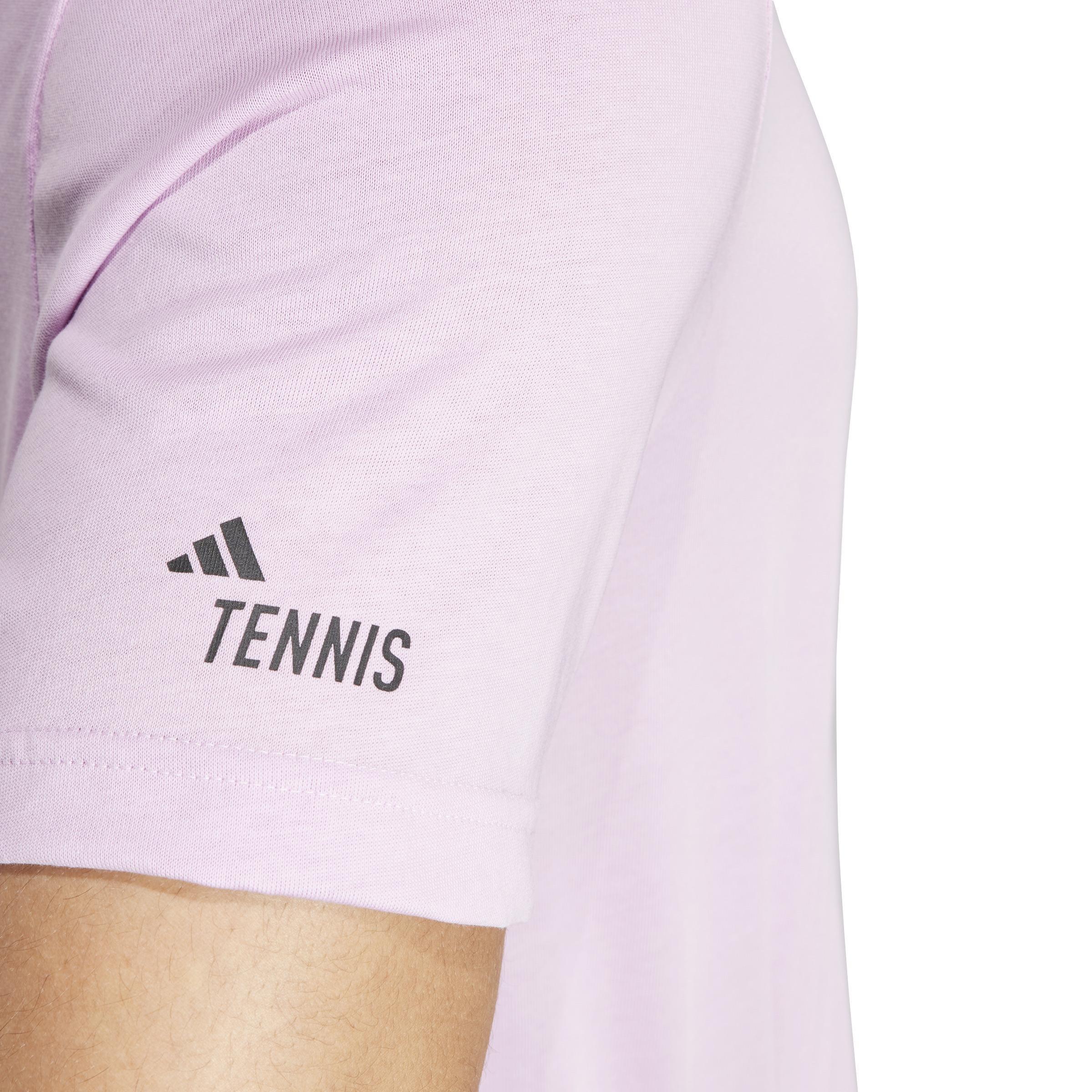 Aeroready Tennis Ny Hard Courts Graphic T-Shirt, Purple, A901_ONE, large image number 5