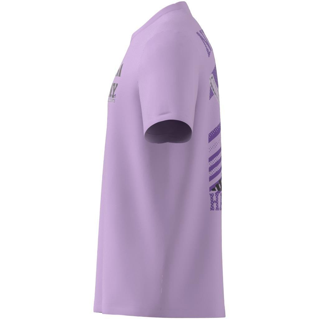 Aeroready Tennis Ny Hard Courts Graphic T-Shirt, Purple, A901_ONE, large image number 12