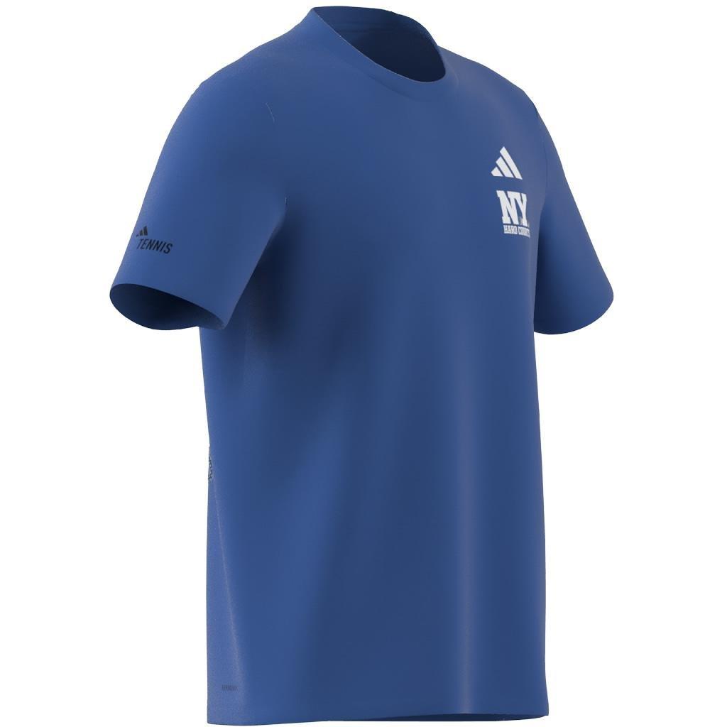 Aeroready Tennis Ny Hard Courts Graphic T-Shirt, Blue, A901_ONE, large image number 12