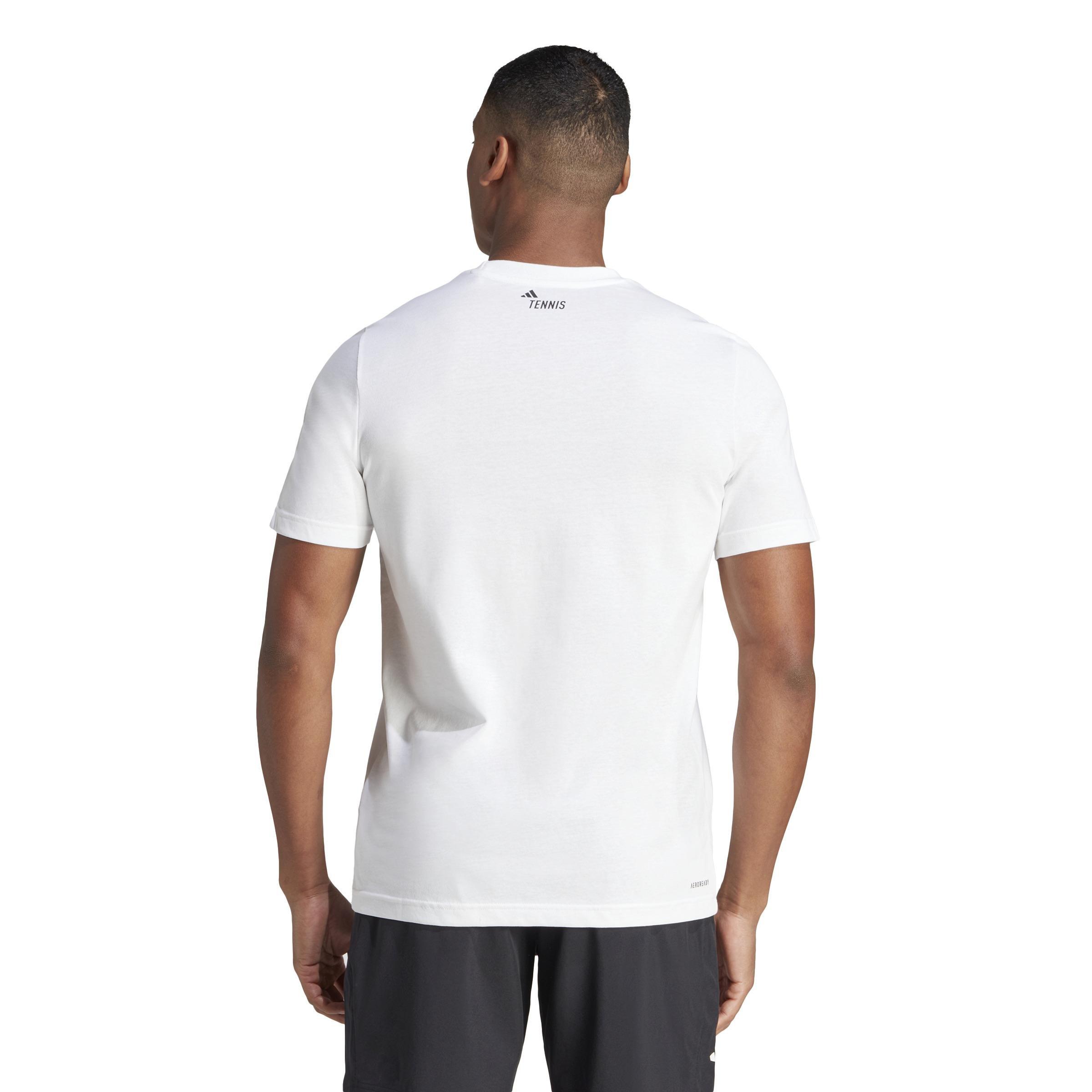 AEROREADY Tennis Graphic T-Shirt, White, , large image number 3