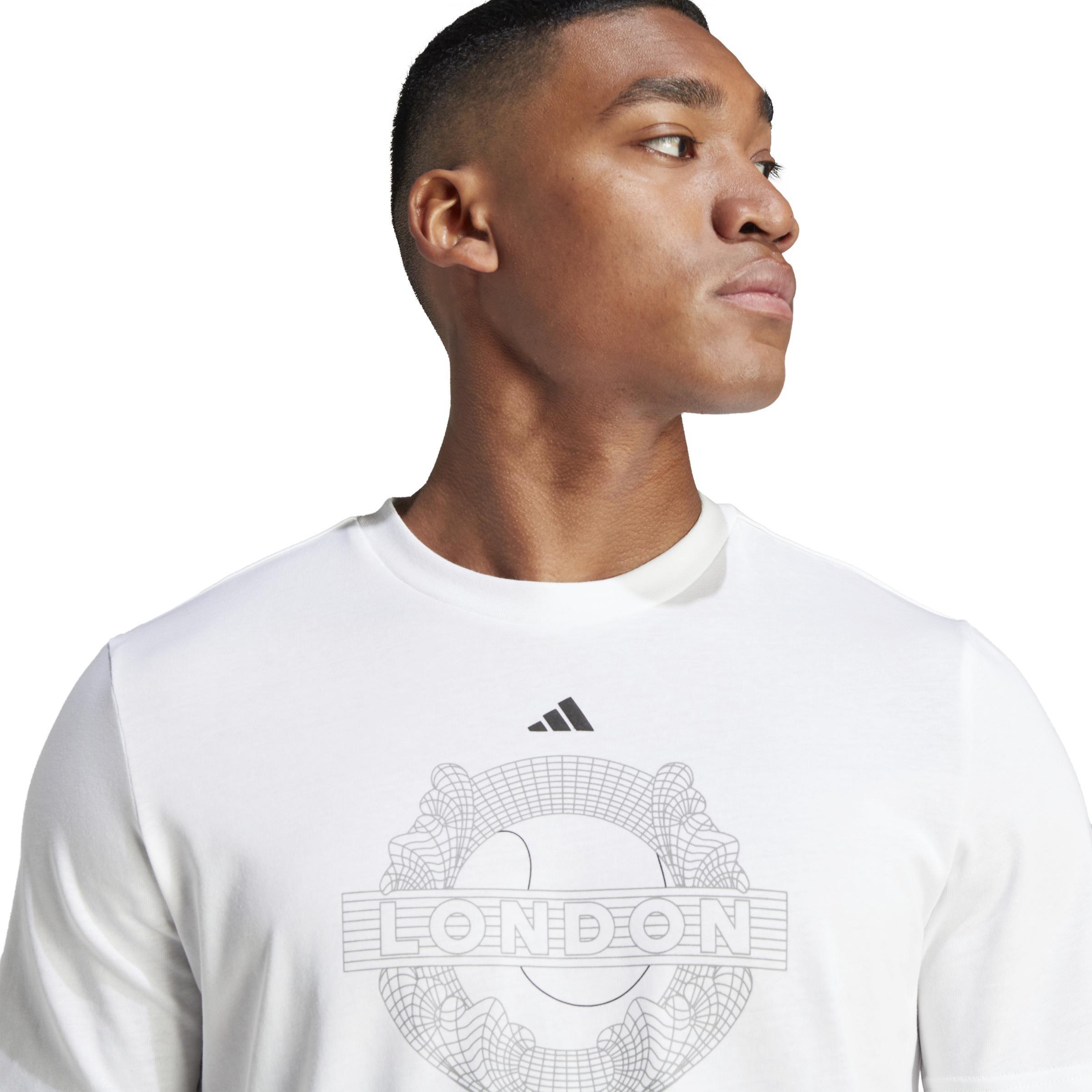AEROREADY Tennis Graphic T-Shirt, White, , large image number 5