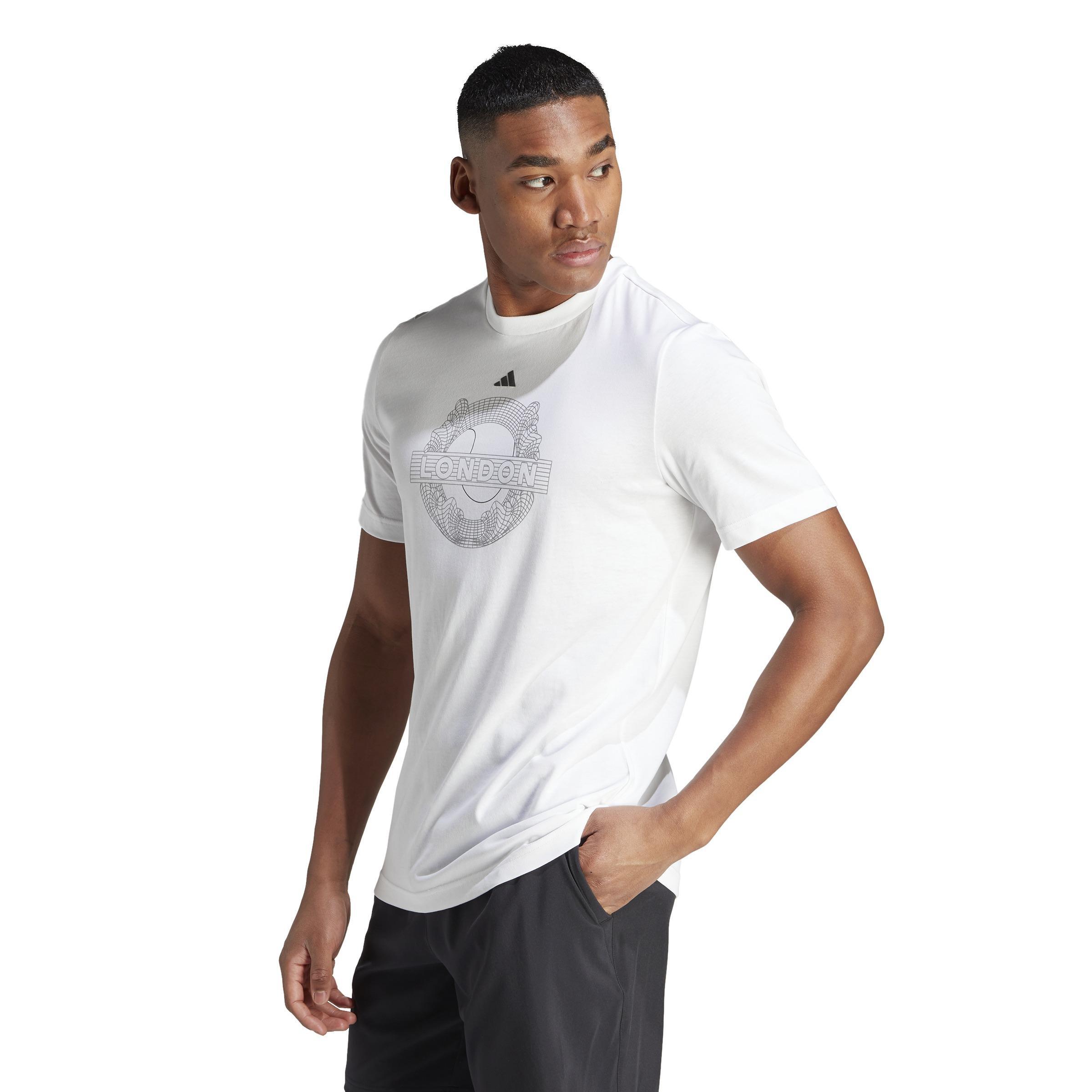 AEROREADY Tennis Graphic T-Shirt, White, , large image number 12