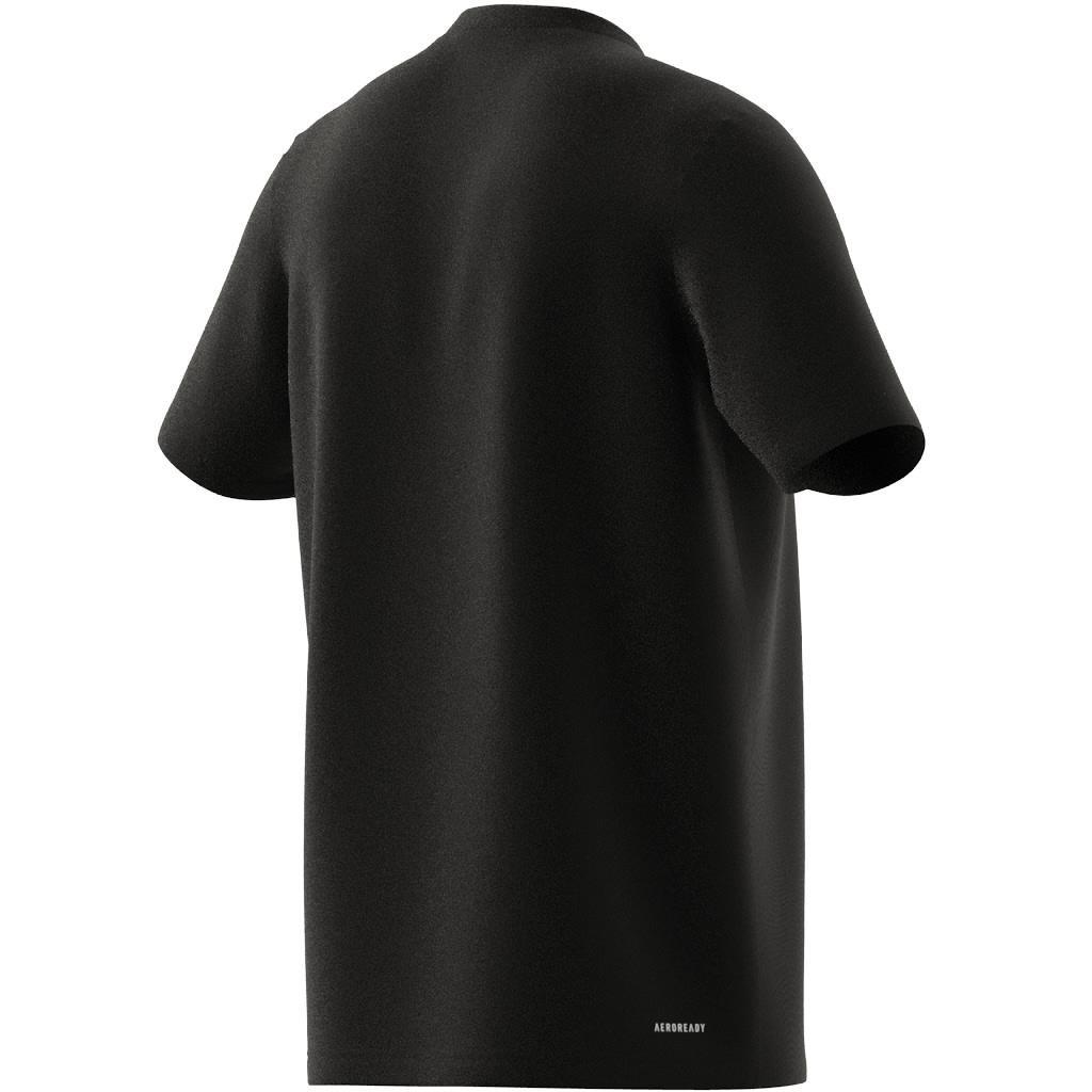 AEROREADY Tennis Graphic T-Shirt, Black, A901_ONE, large image number 8