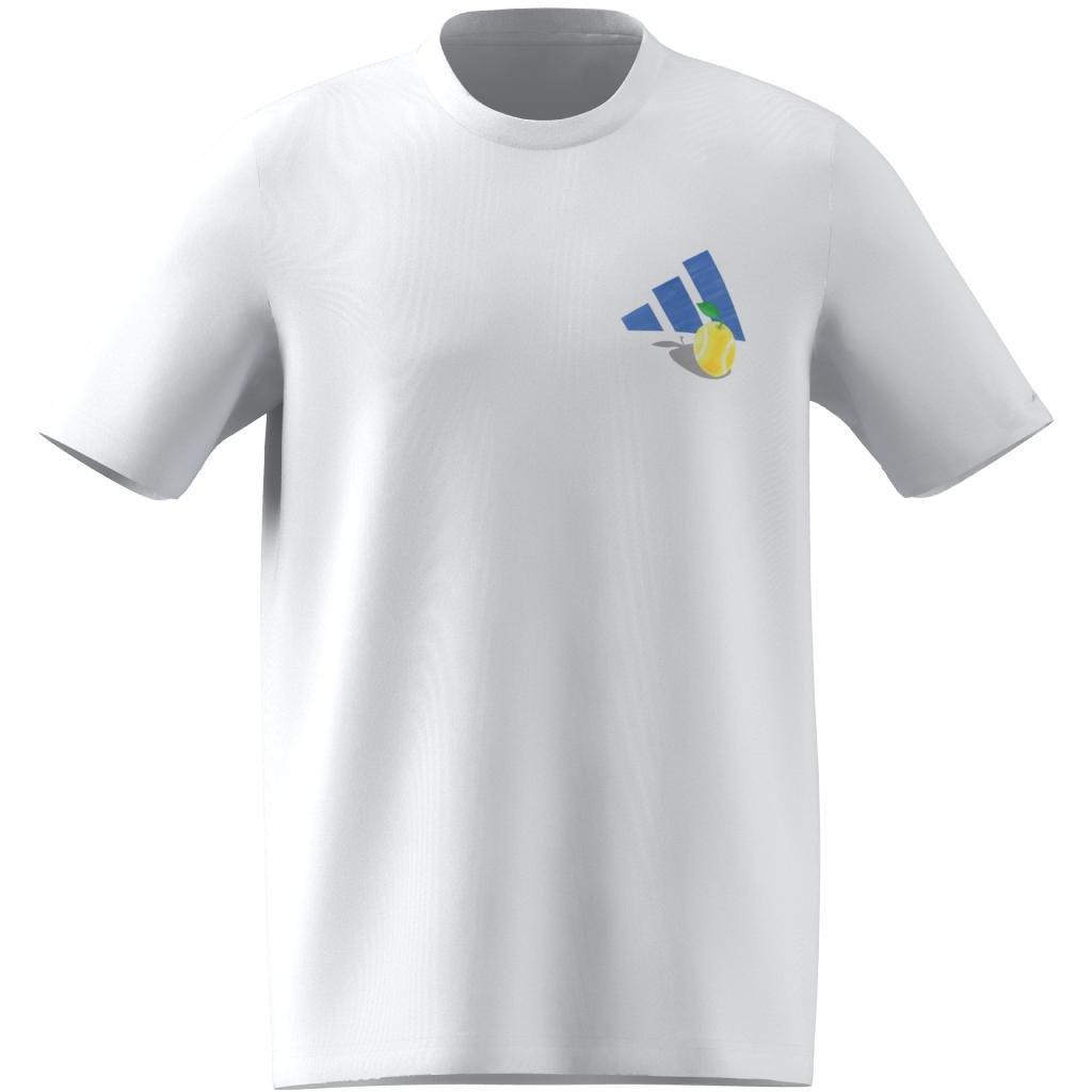 Aeroready Tennis Printed T-Shirt, White, A901_ONE, large image number 11
