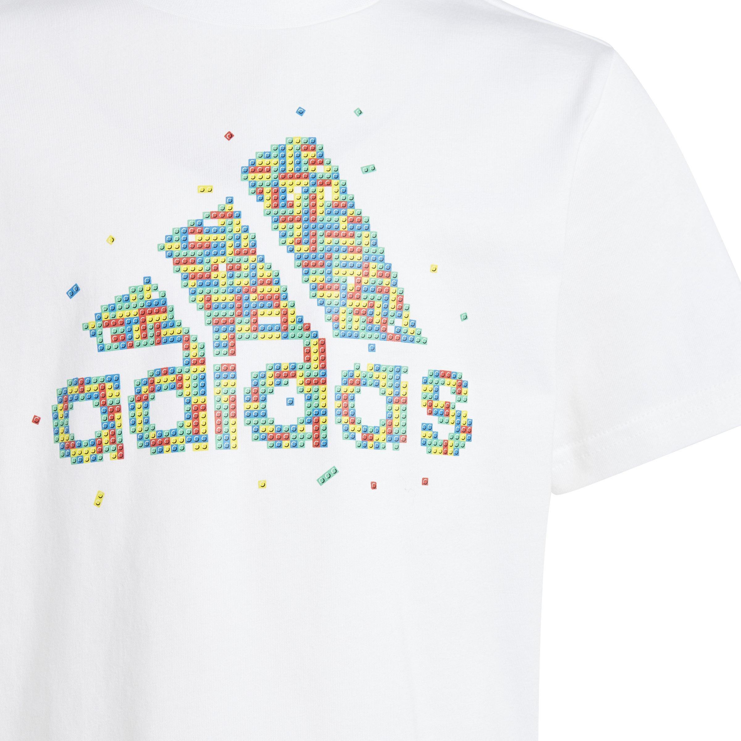 Unisex Kids Classic Lego Graphic T-Shirt, White, , large image number 3
