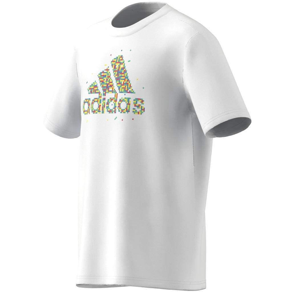 Unisex Kids Classic Lego Graphic T-Shirt, White, , large image number 8