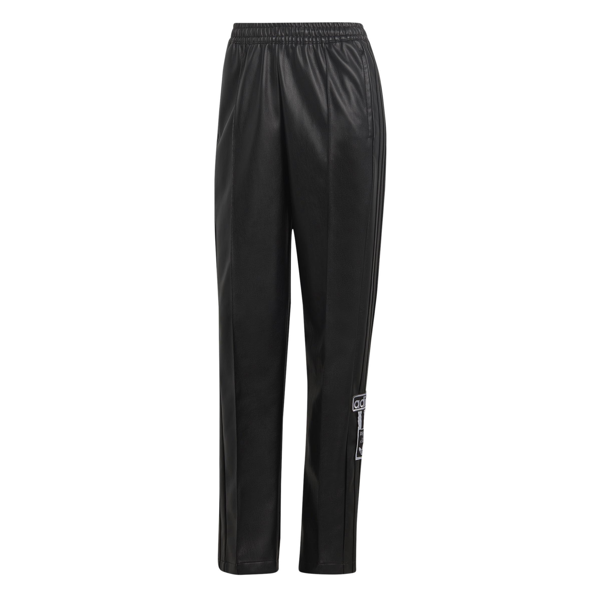 Faux Leather Adibreak Joggers, Black, A901_ONE, large image number 2