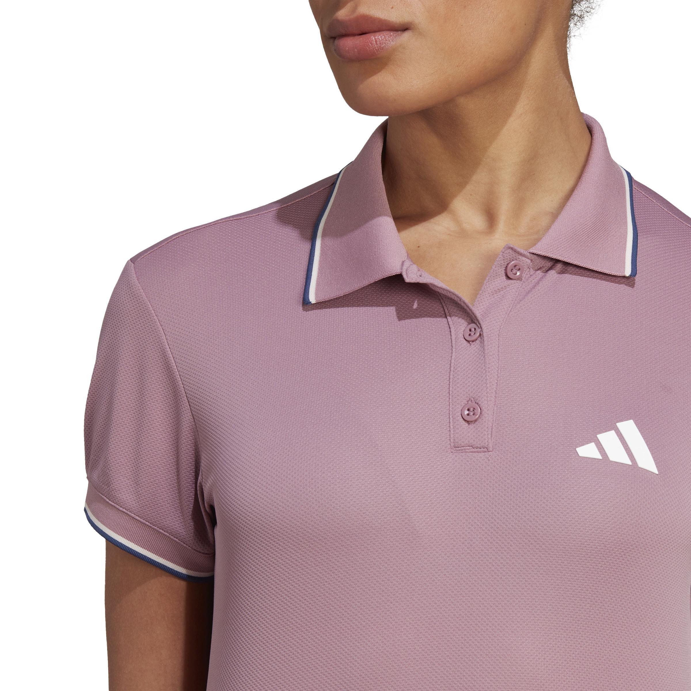 Clubhouse Classic Premium Tennis Polo Shirt, Pink, A901_ONE, large image number 7