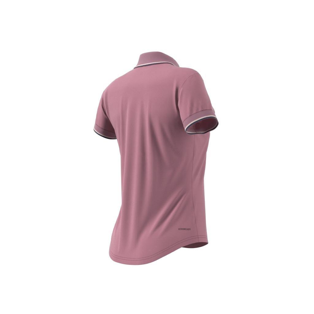 Clubhouse Classic Premium Tennis Polo Shirt, Pink, A901_ONE, large image number 8