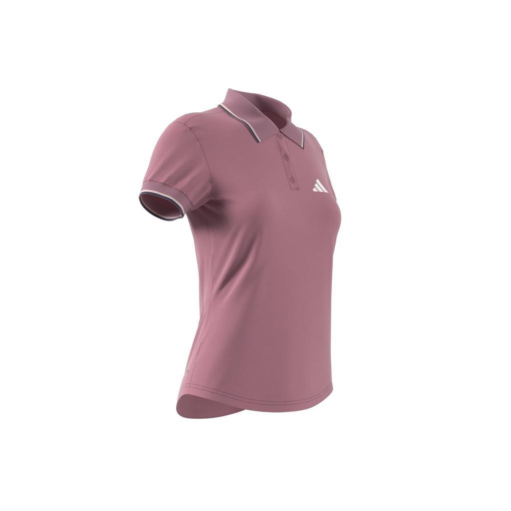 Clubhouse Classic Premium Tennis Polo Shirt, Pink, A901_ONE, large image number 9