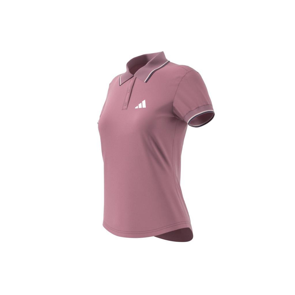 Clubhouse Classic Premium Tennis Polo Shirt, Pink, A901_ONE, large image number 11