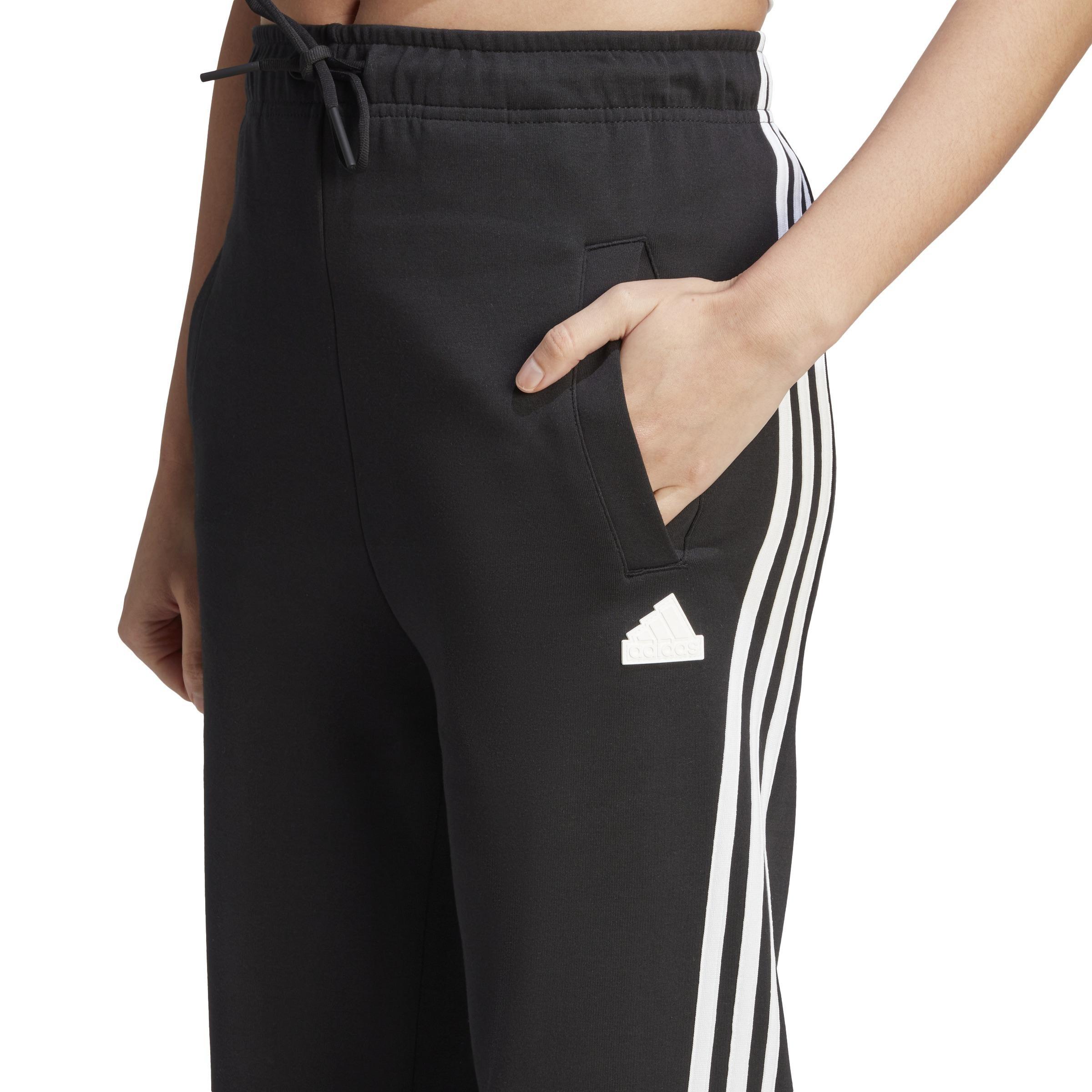 Future Icons 3-Stripes Tracksuit Bottoms, Black, A901_ONE, large image number 3