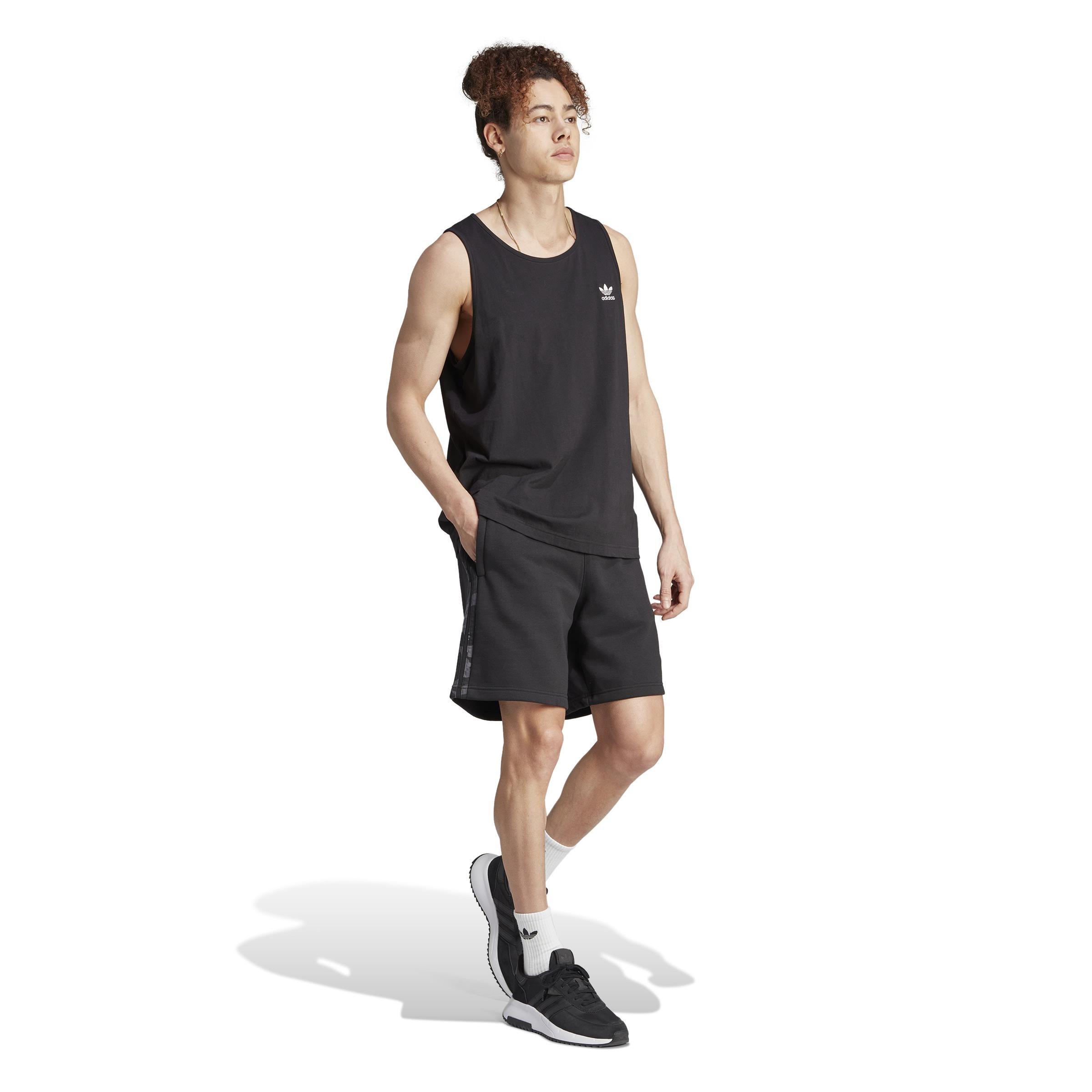 Graphics Camo Stripe Shorts, Black, , large image number 1