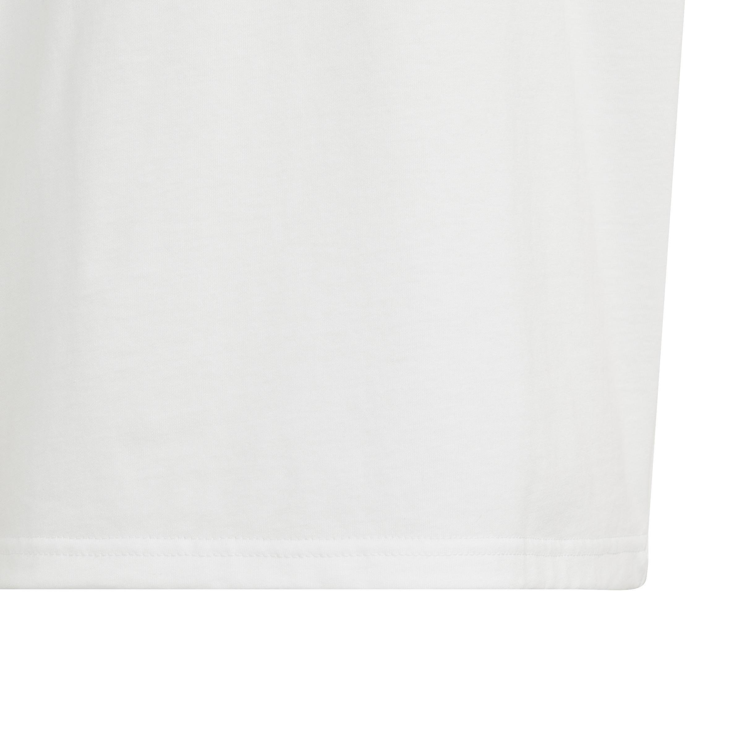 Unisex Kids Animal Graphic Print T-Shirt, White, A901_ONE, large image number 3